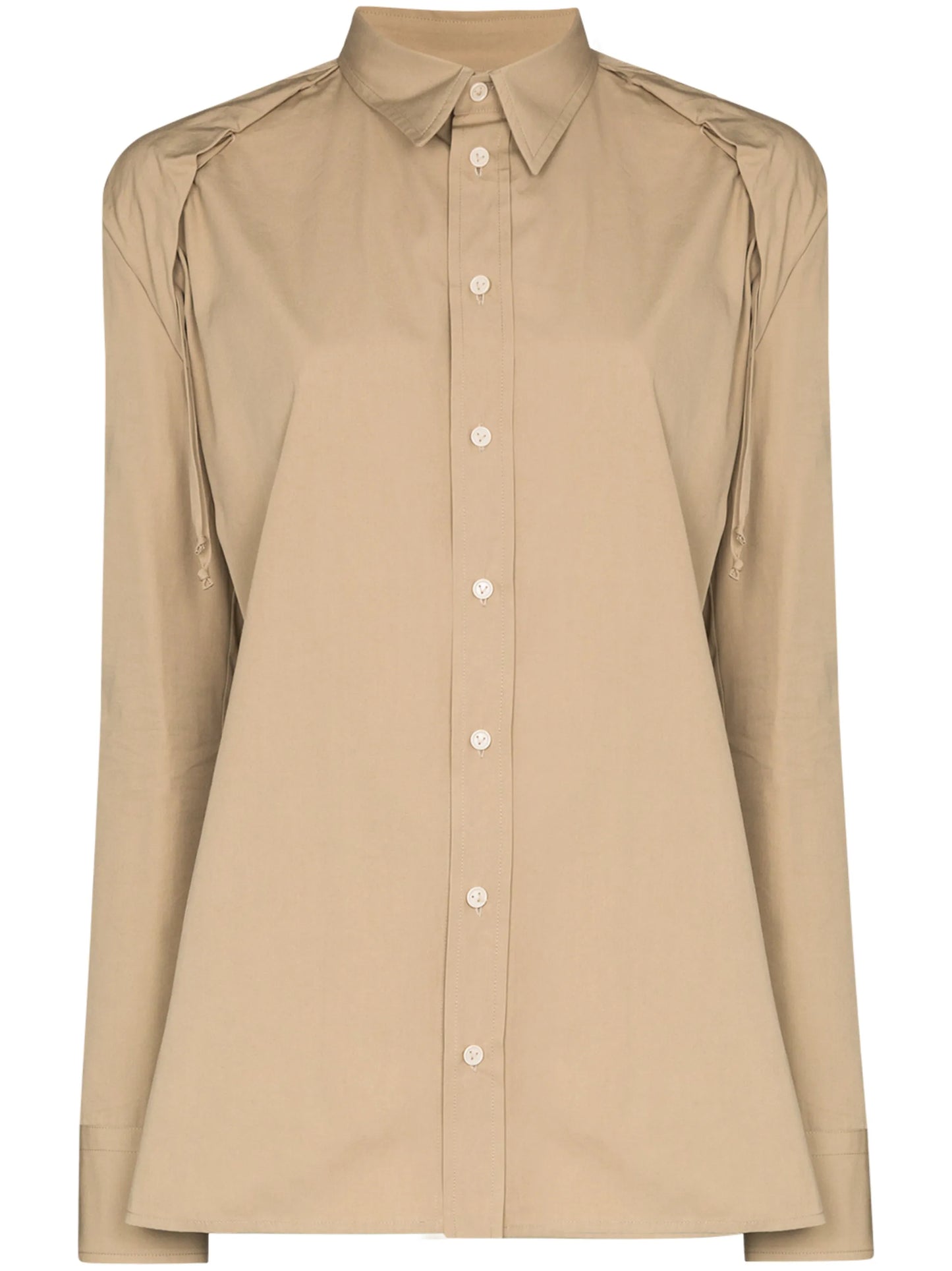 gathered detail shirt