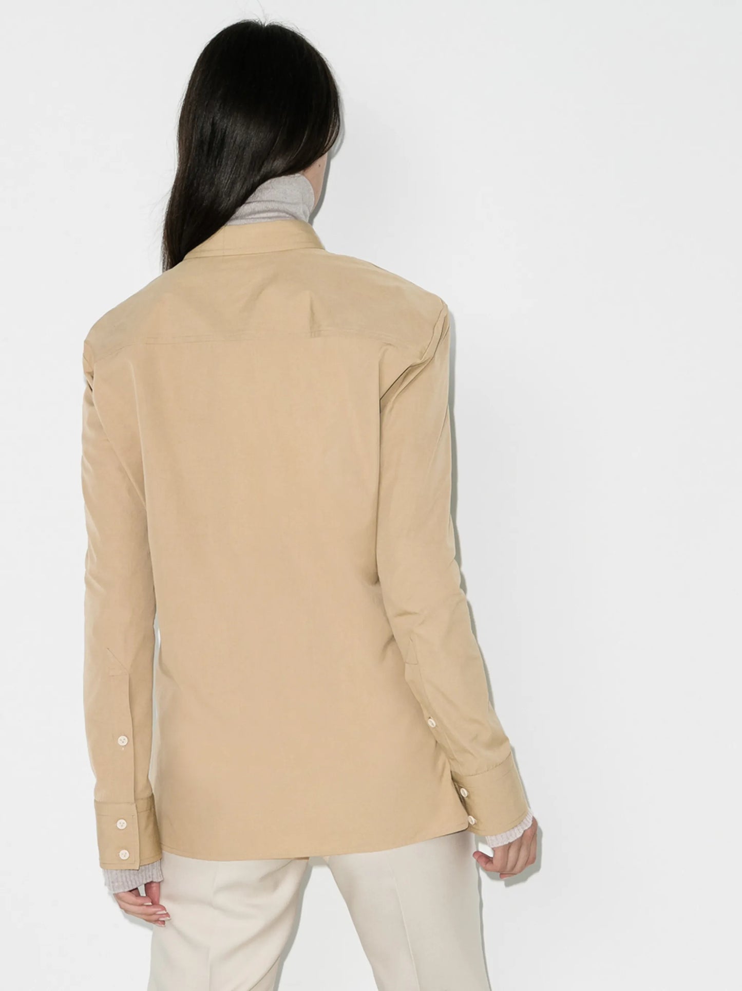 gathered detail shirt