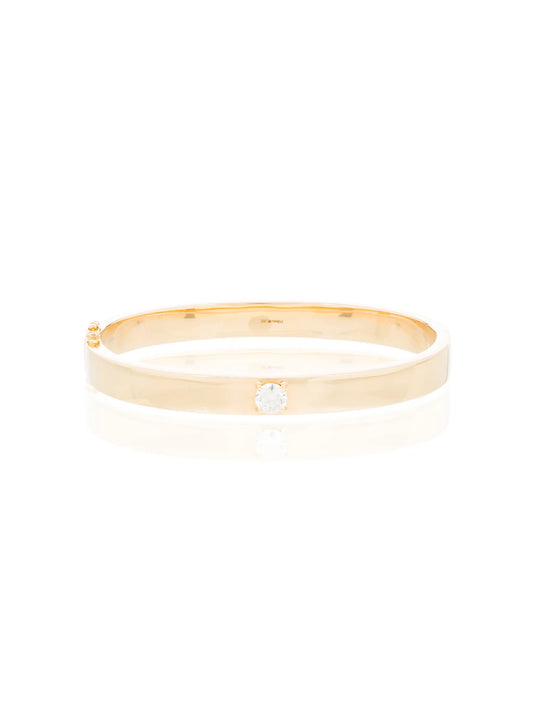 18kt yellow gold Oval diamond bracelet