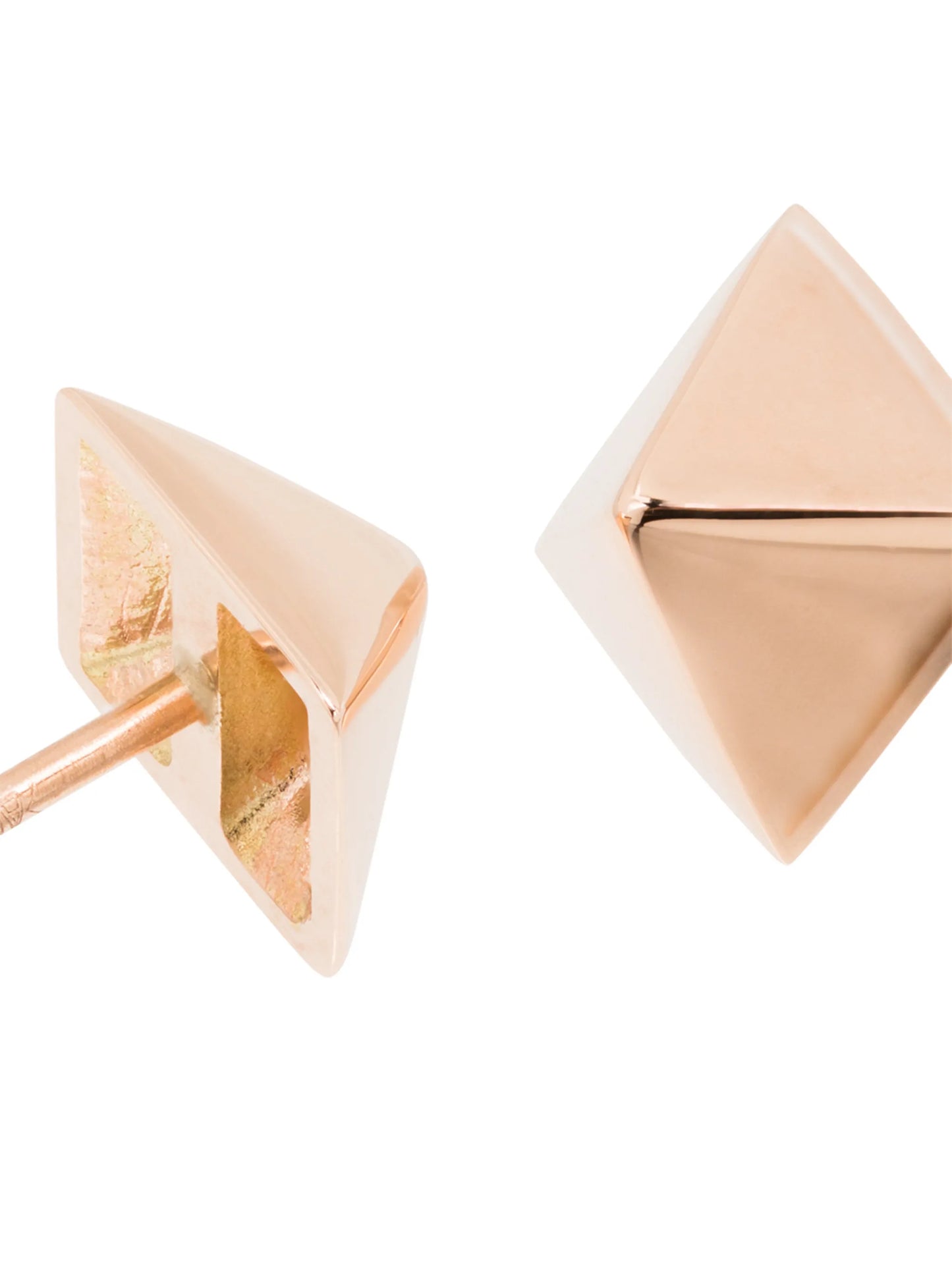 14kt rose gold Spike stud earrings