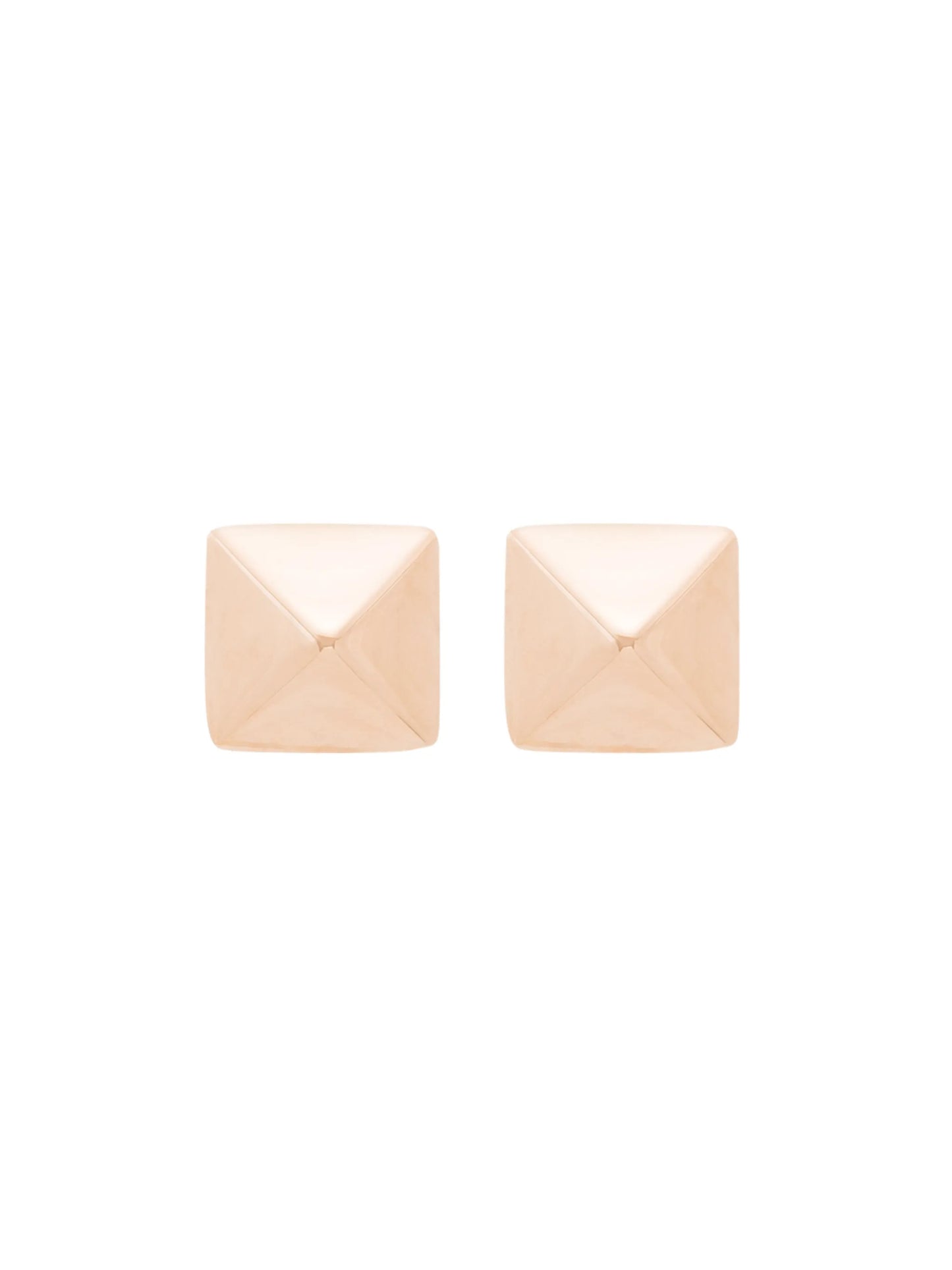 14kt rose gold Spike stud earrings