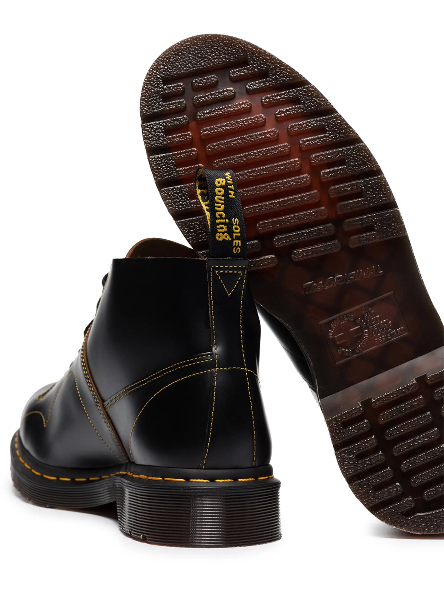leather lace-up booties