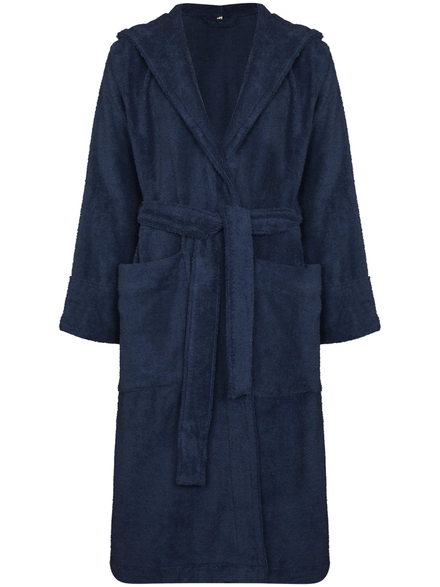 hooded organic cotton dressing gown
