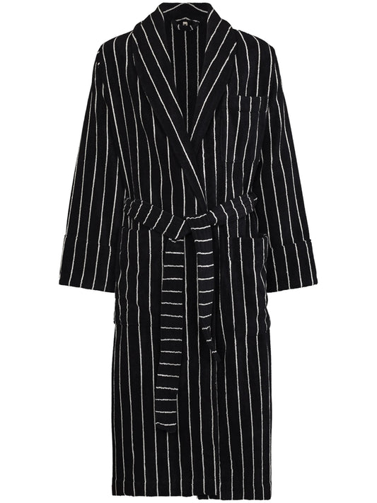 striped organic cotton dressing gown