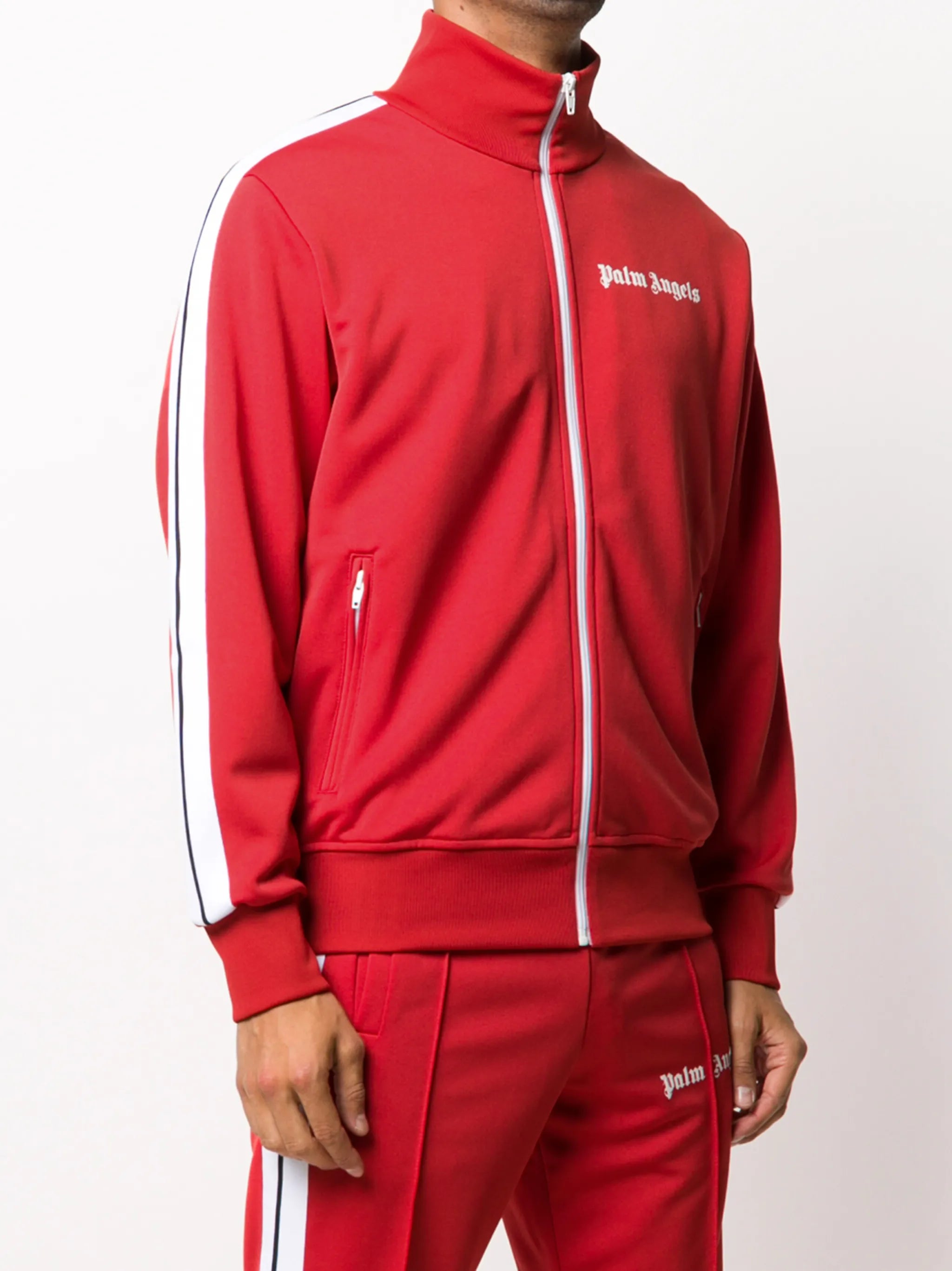 logo print track jacket