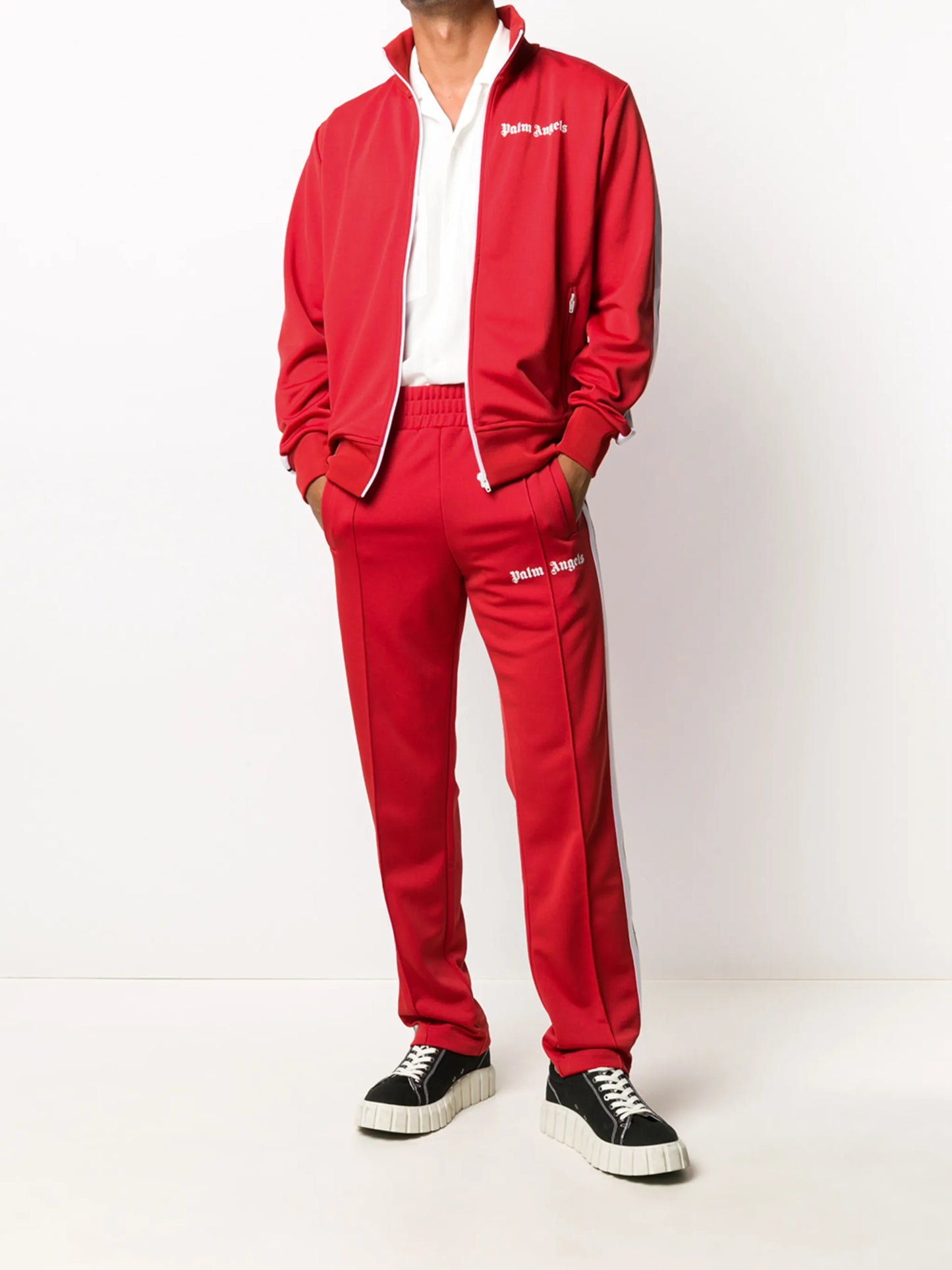 logo print track jacket