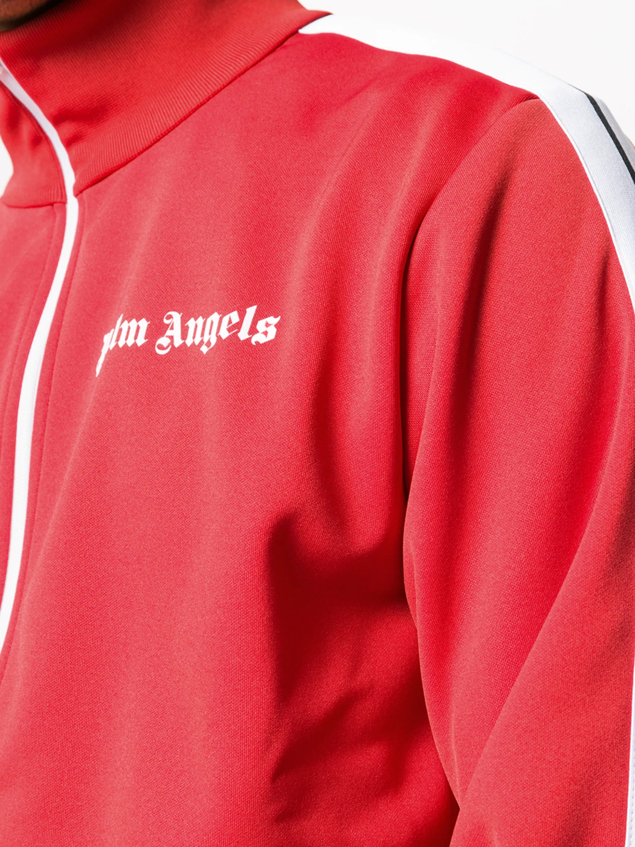 logo print track jacket
