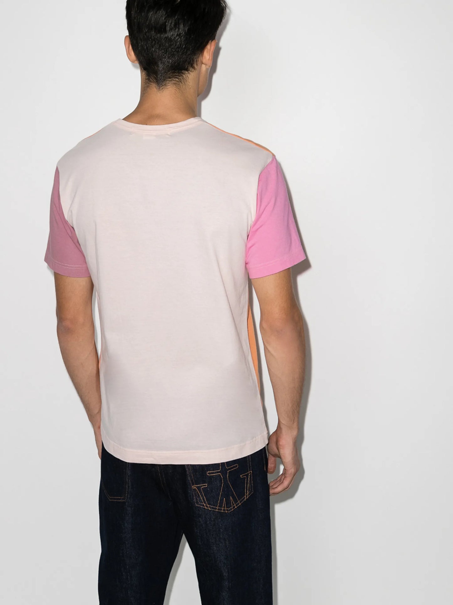 colour-block crew-neck T-shirt