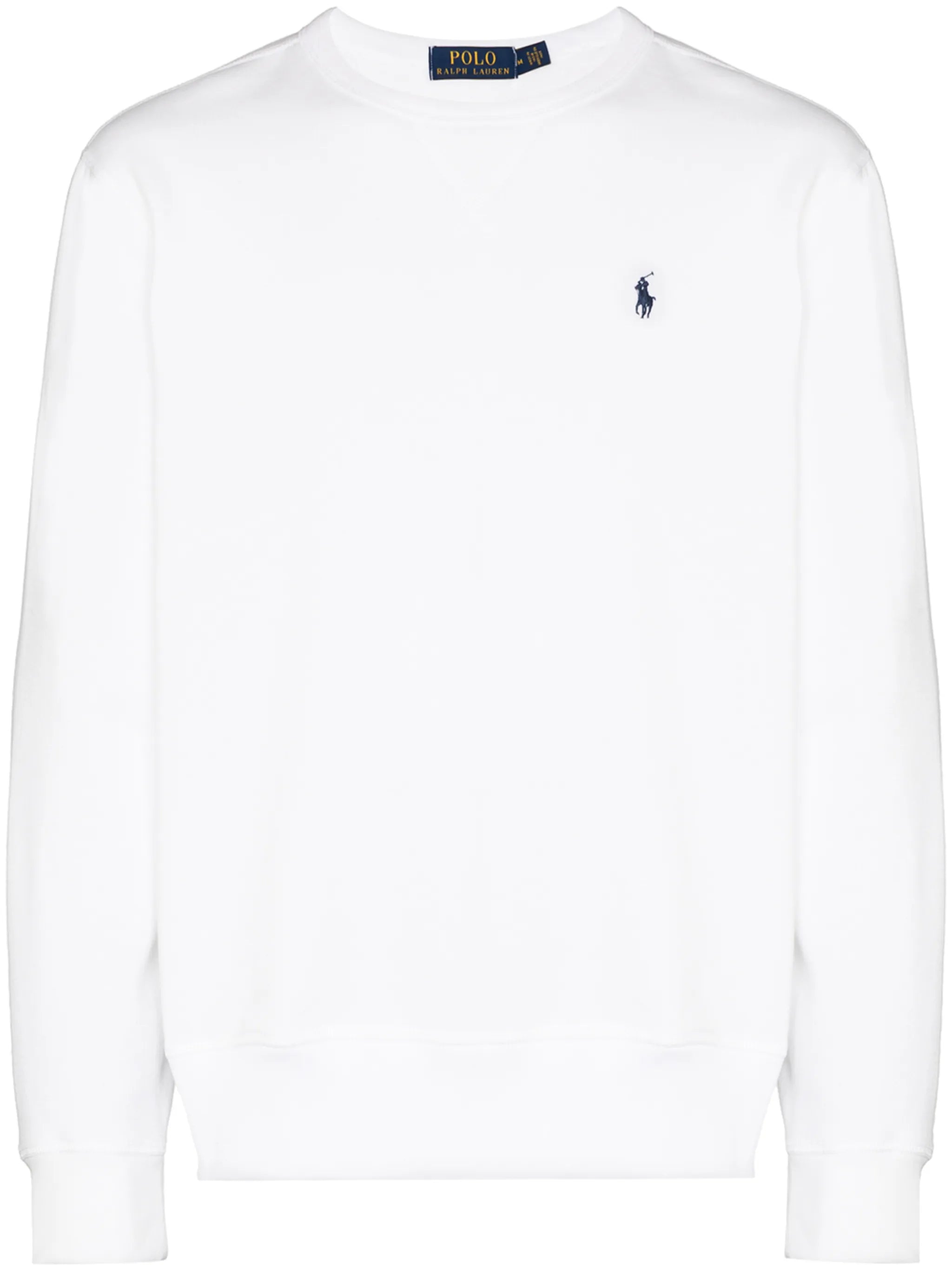 embroidered logo sweatshirt