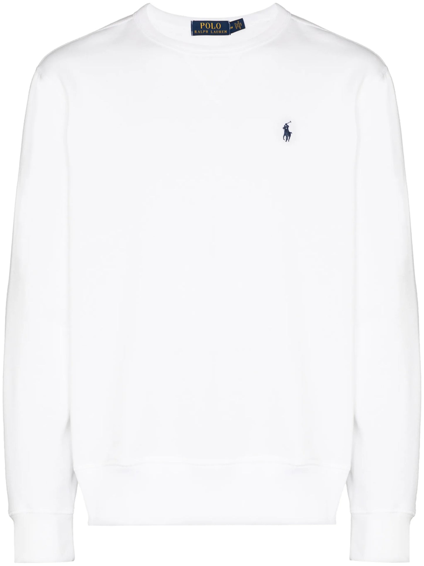 embroidered logo sweatshirt
