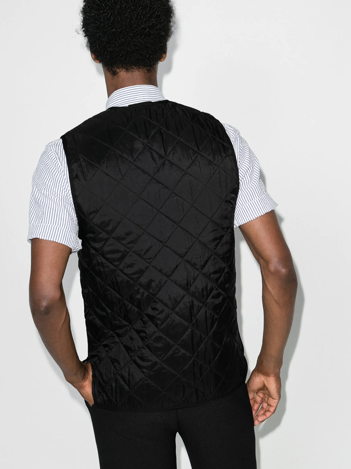 quilted sleeveless gilet