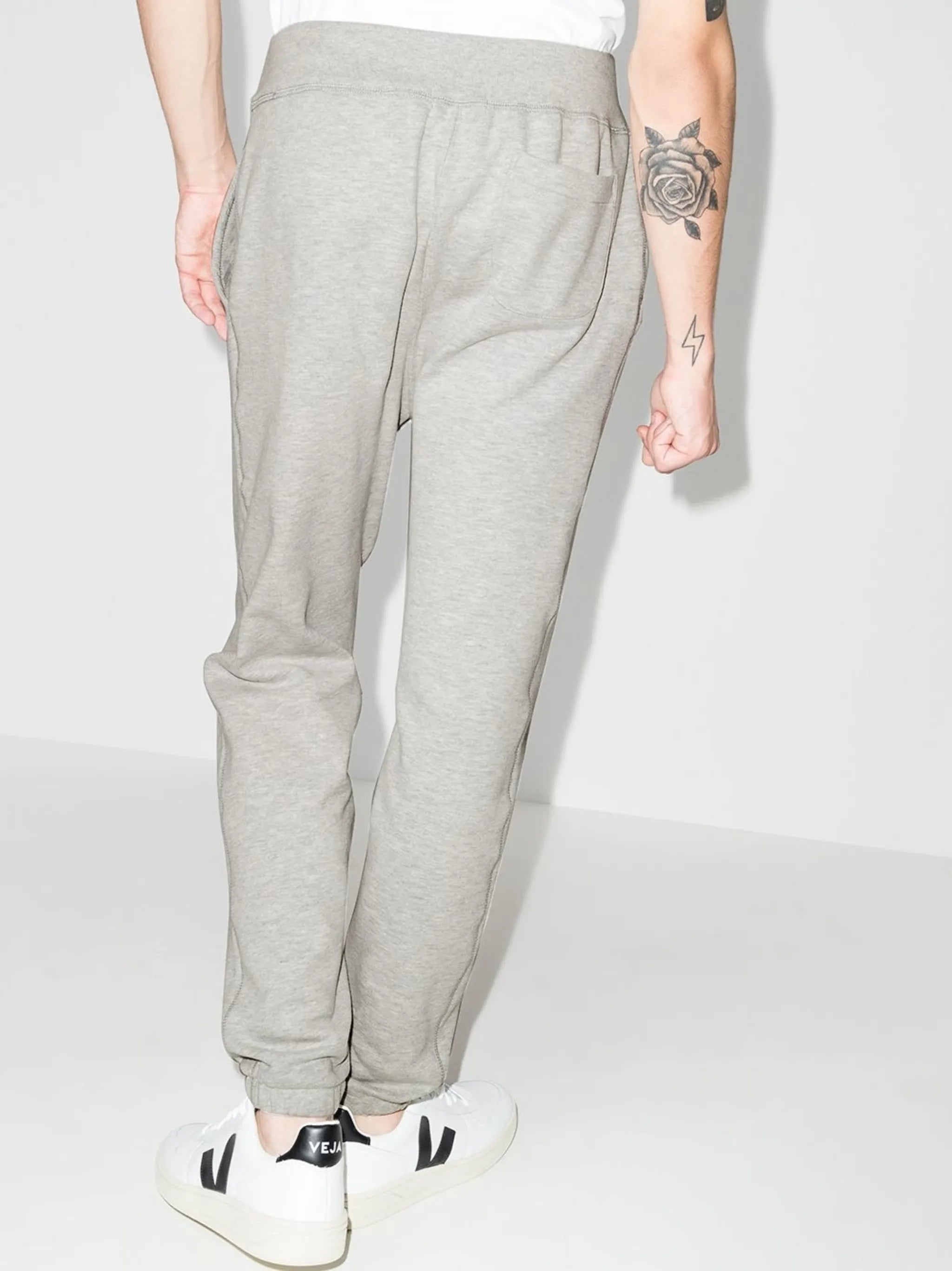 logo-embroidered drawstring track pants