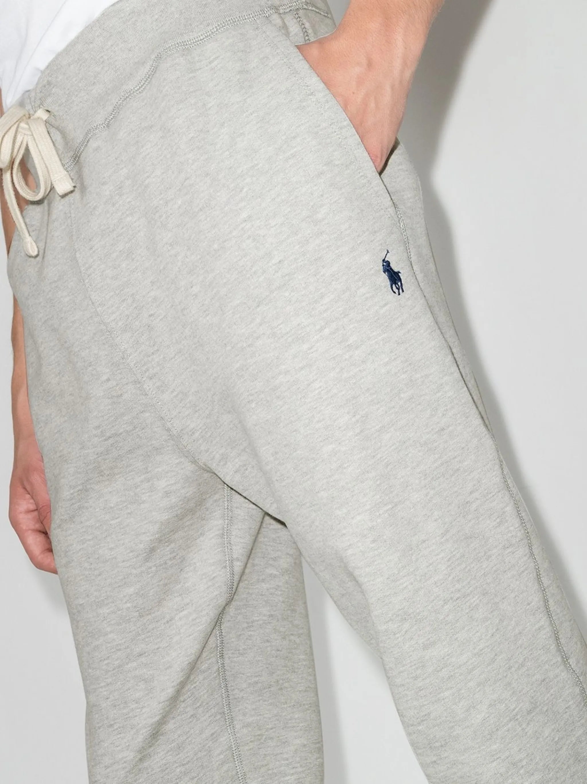 drawstring-waist track pants