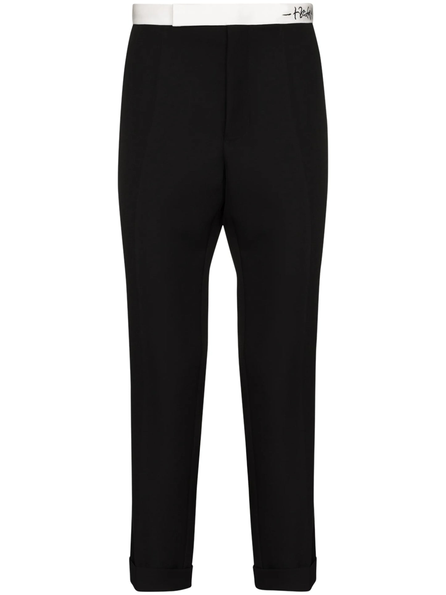 cropped tailored trousers