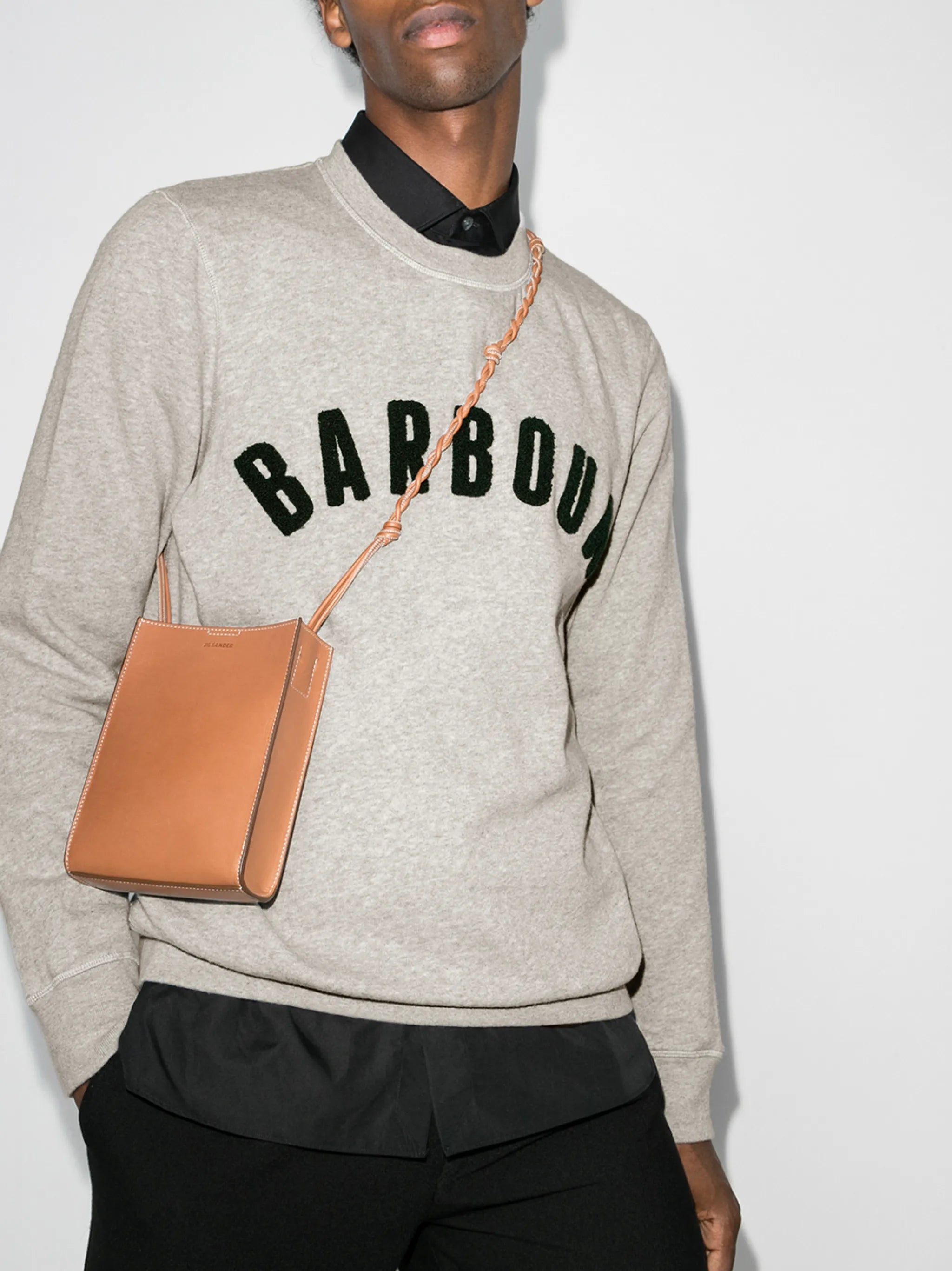 Prep logo-patch sweatshirt
