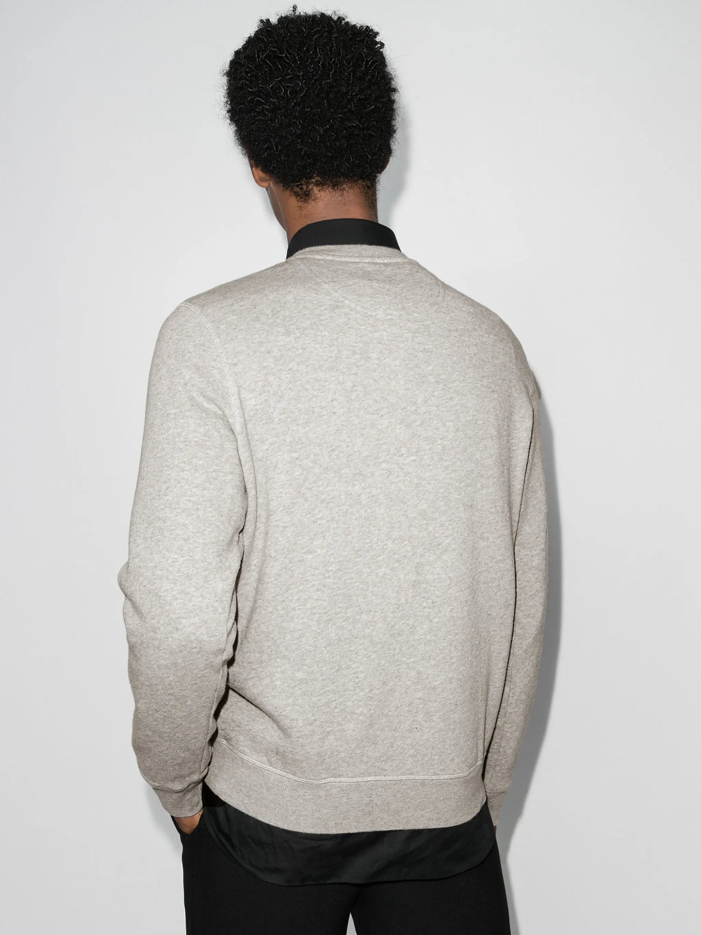 Prep logo-patch sweatshirt
