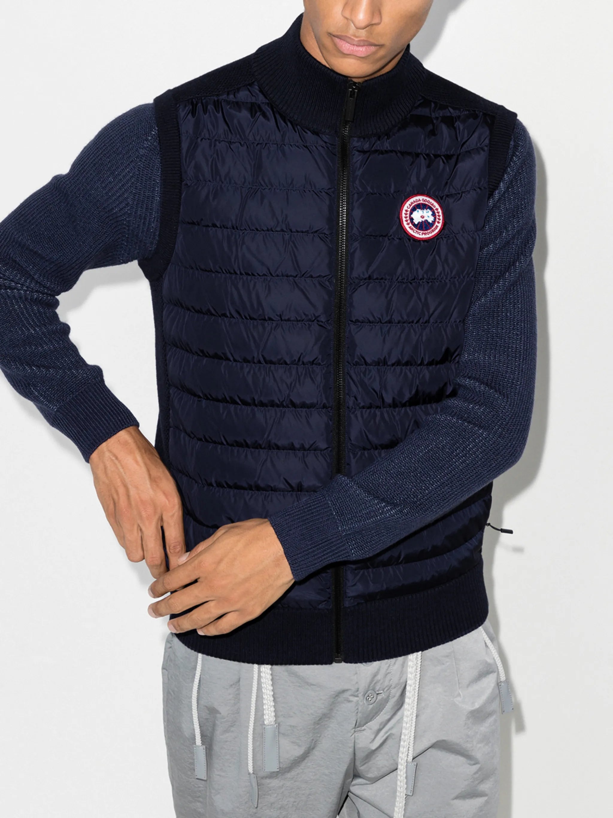 Hybridge Knit vest