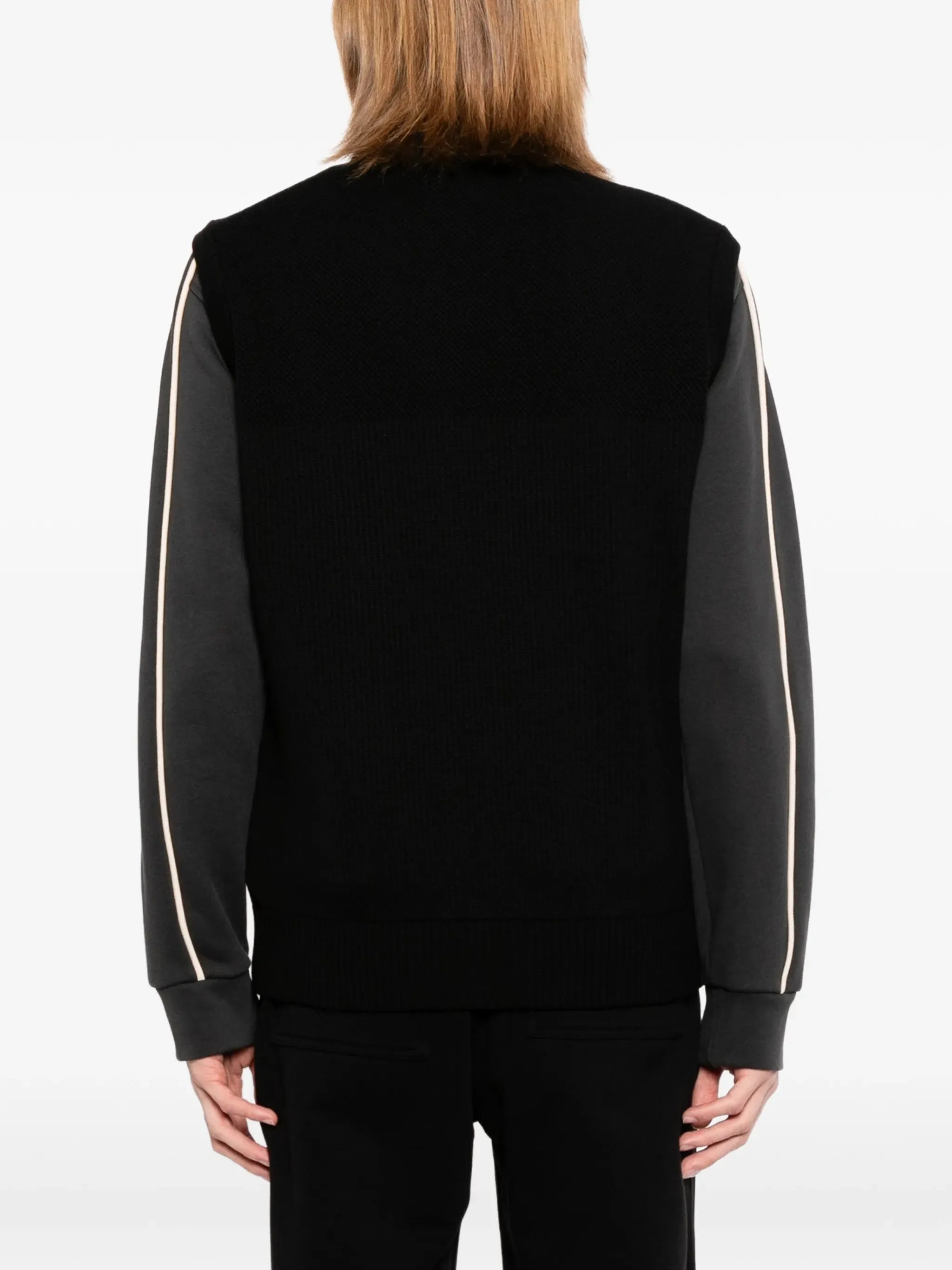 Hybridge knit vest