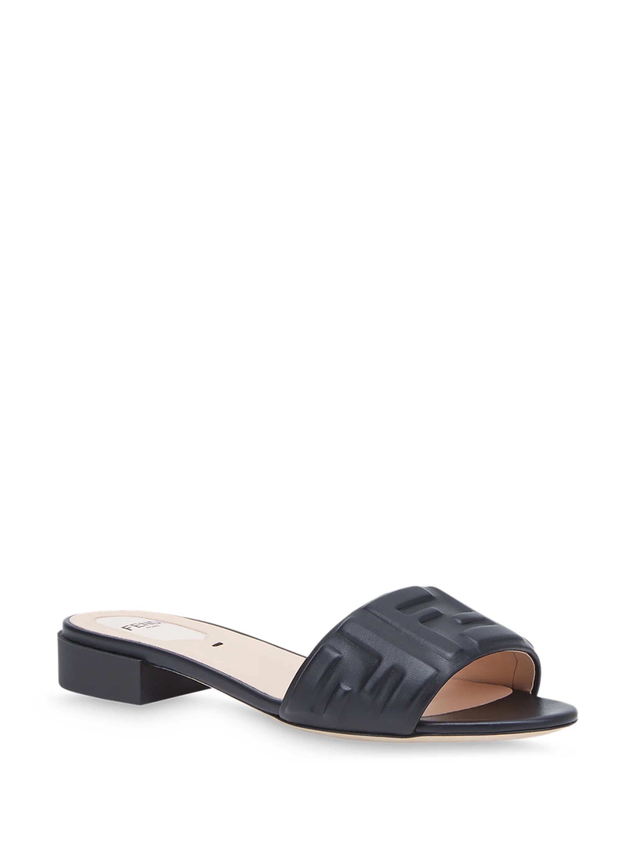 embossed FF-motif slip-on sandals