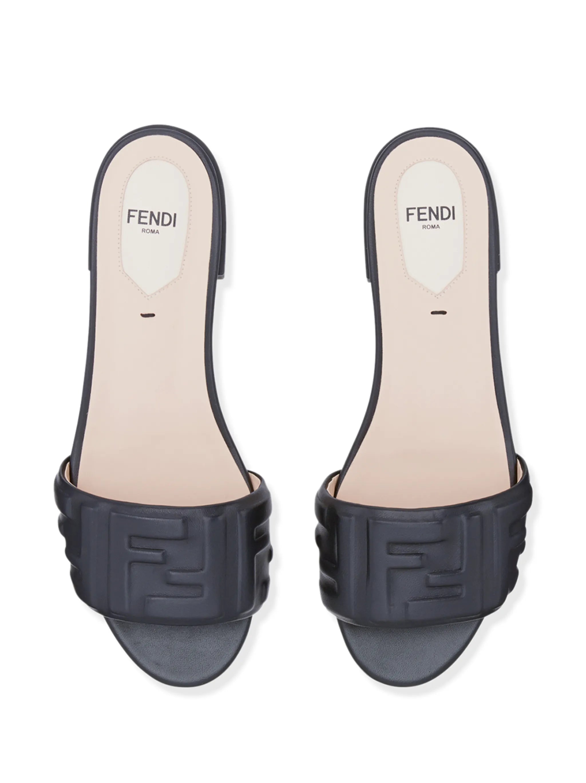 embossed FF-motif slip-on sandals