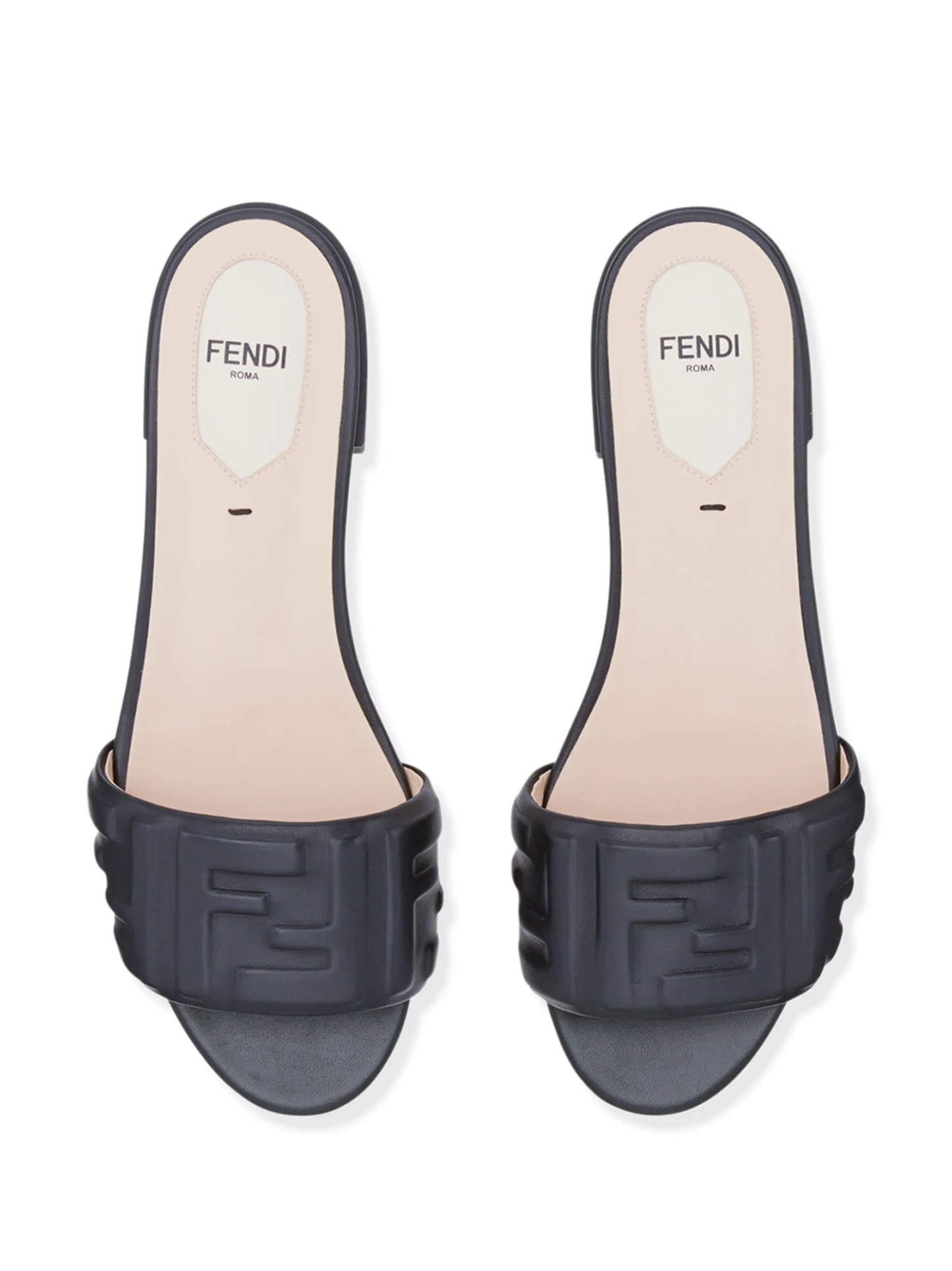 embossed FF-motif slip-on sandals
