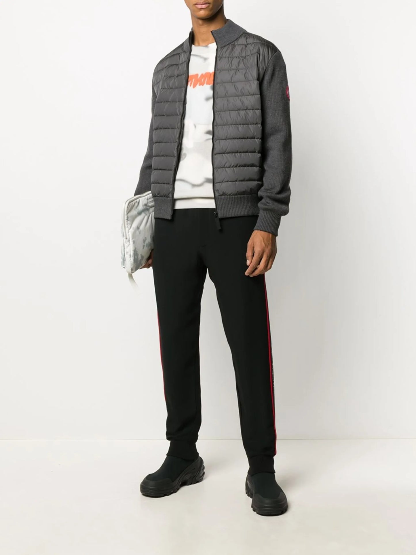 high-neck padded jacket