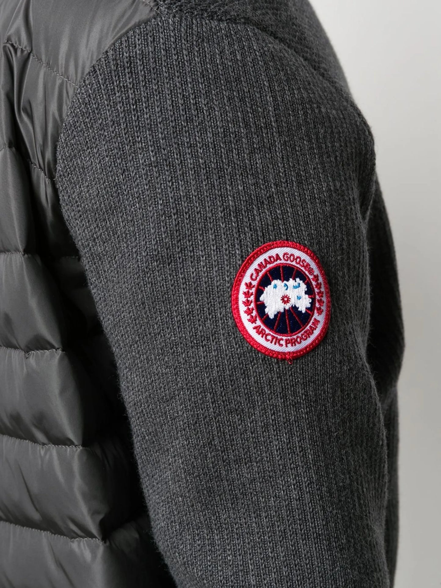 high-neck padded jacket