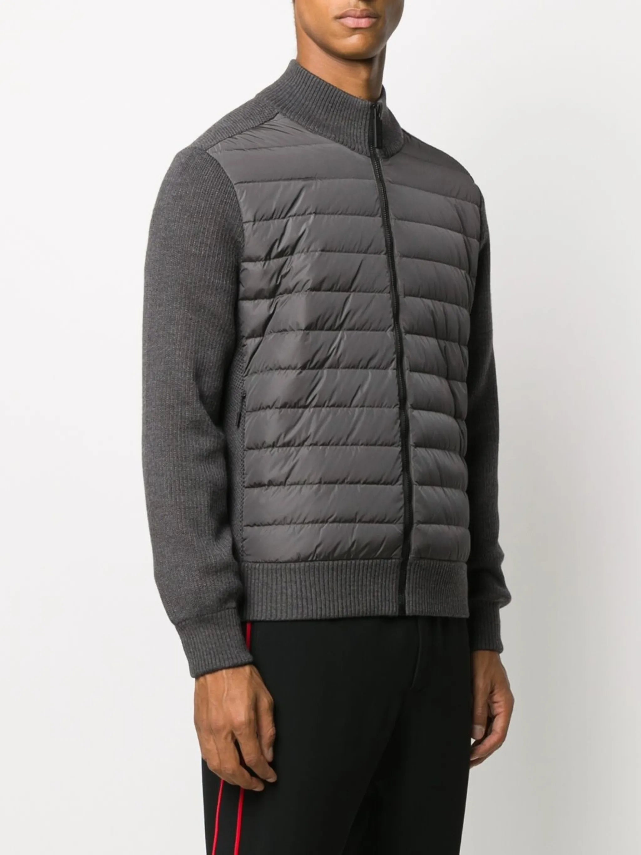 high-neck padded jacket