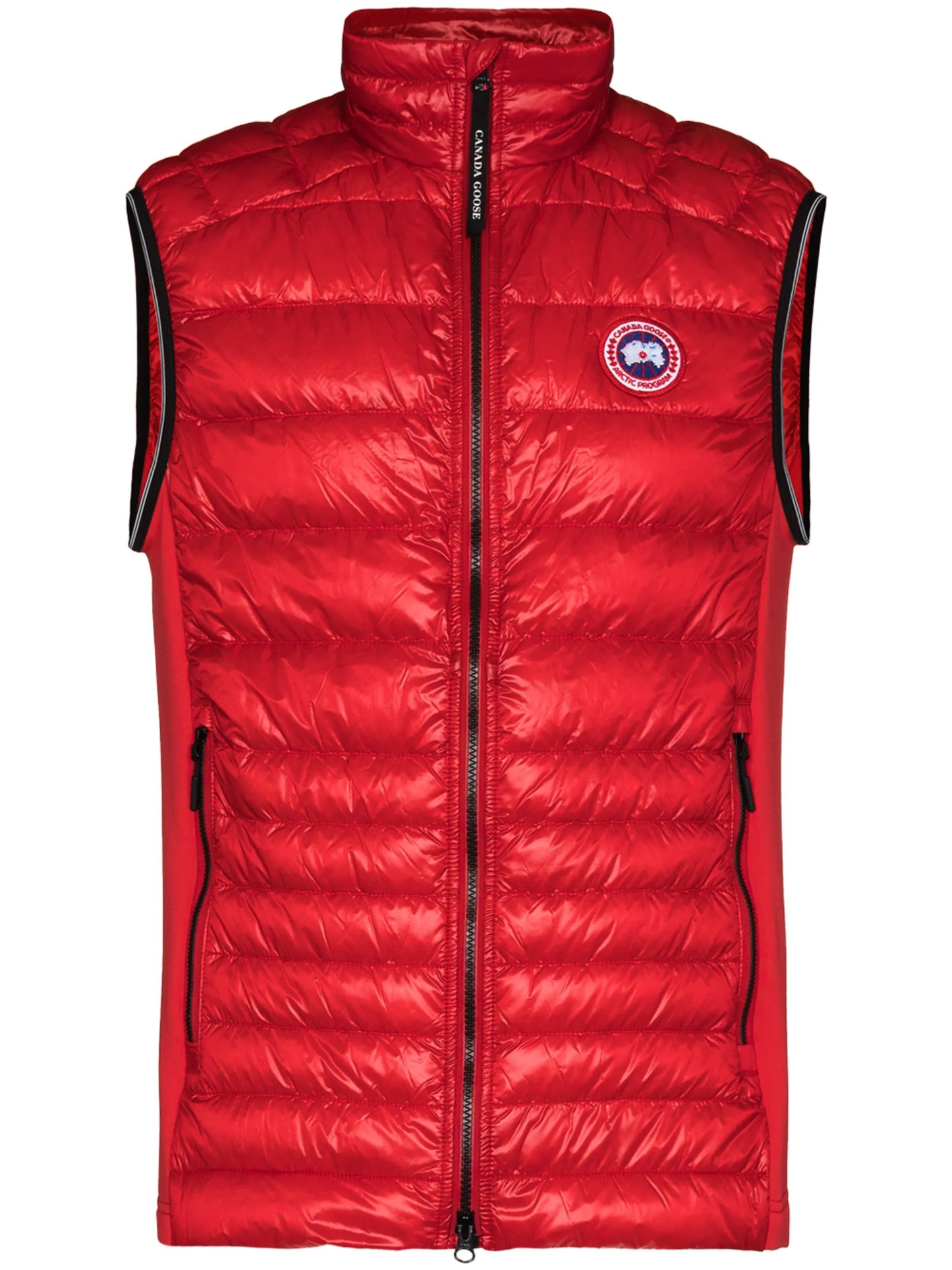 zip-up padded gilet