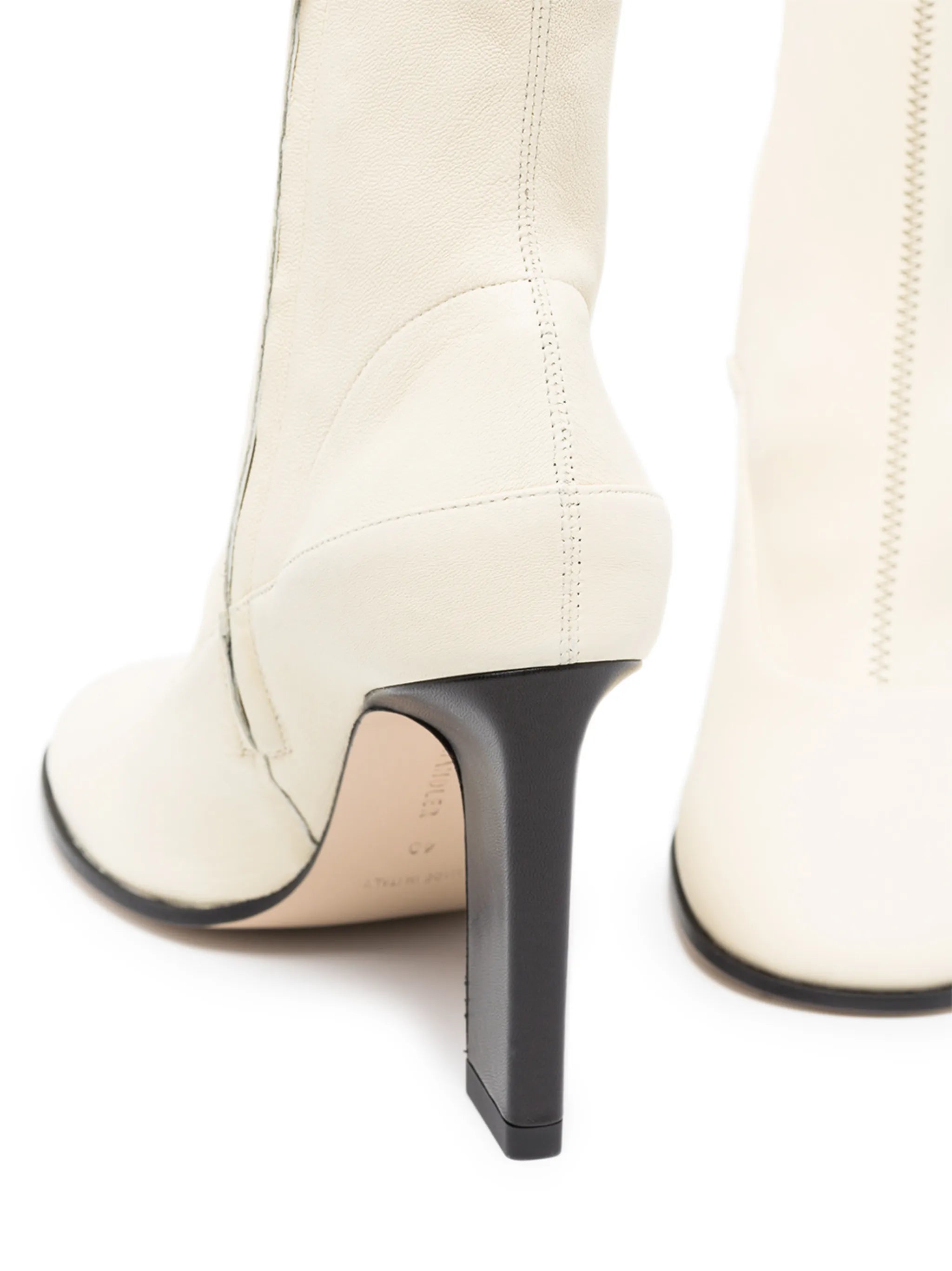 Lesly 100mm lambskin ankle boots