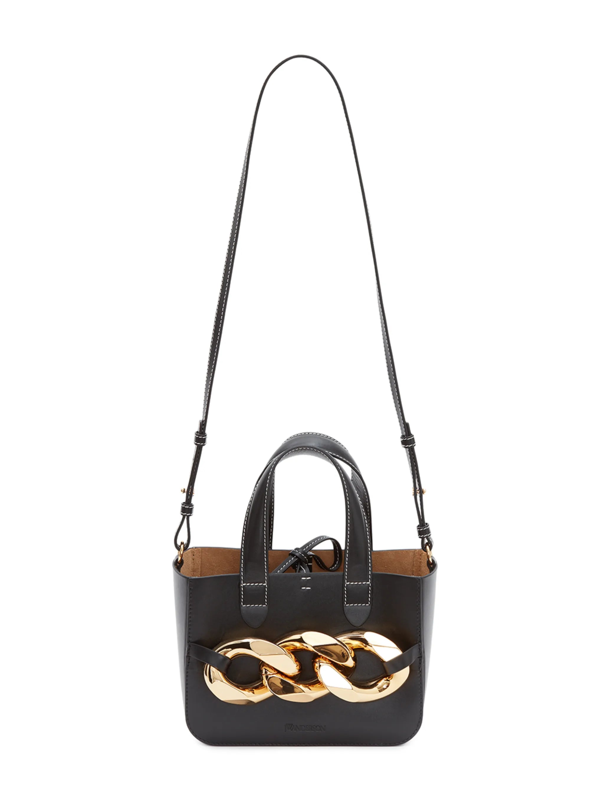 chain-link detail tote bag