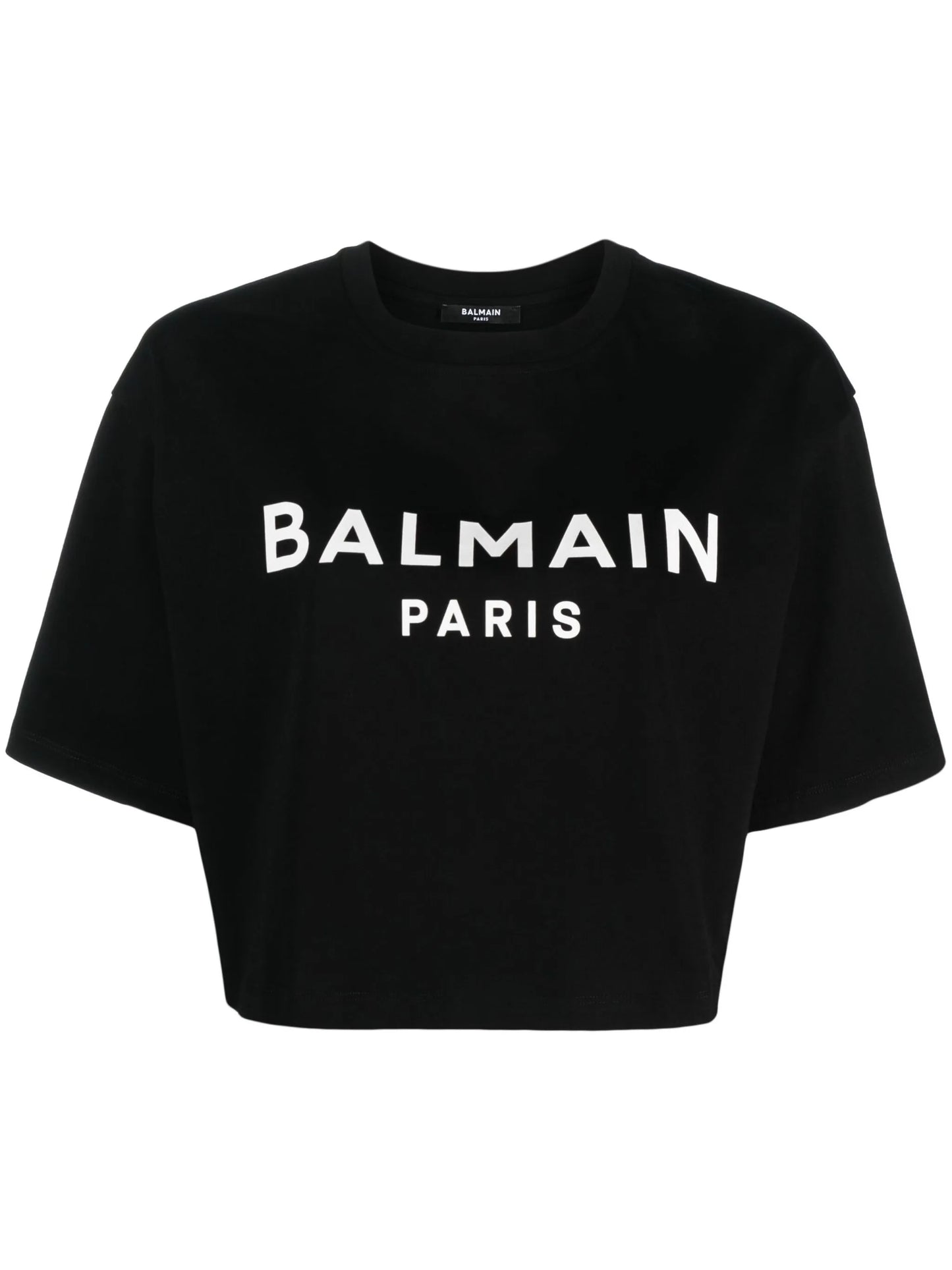 cropped logo T-shirt