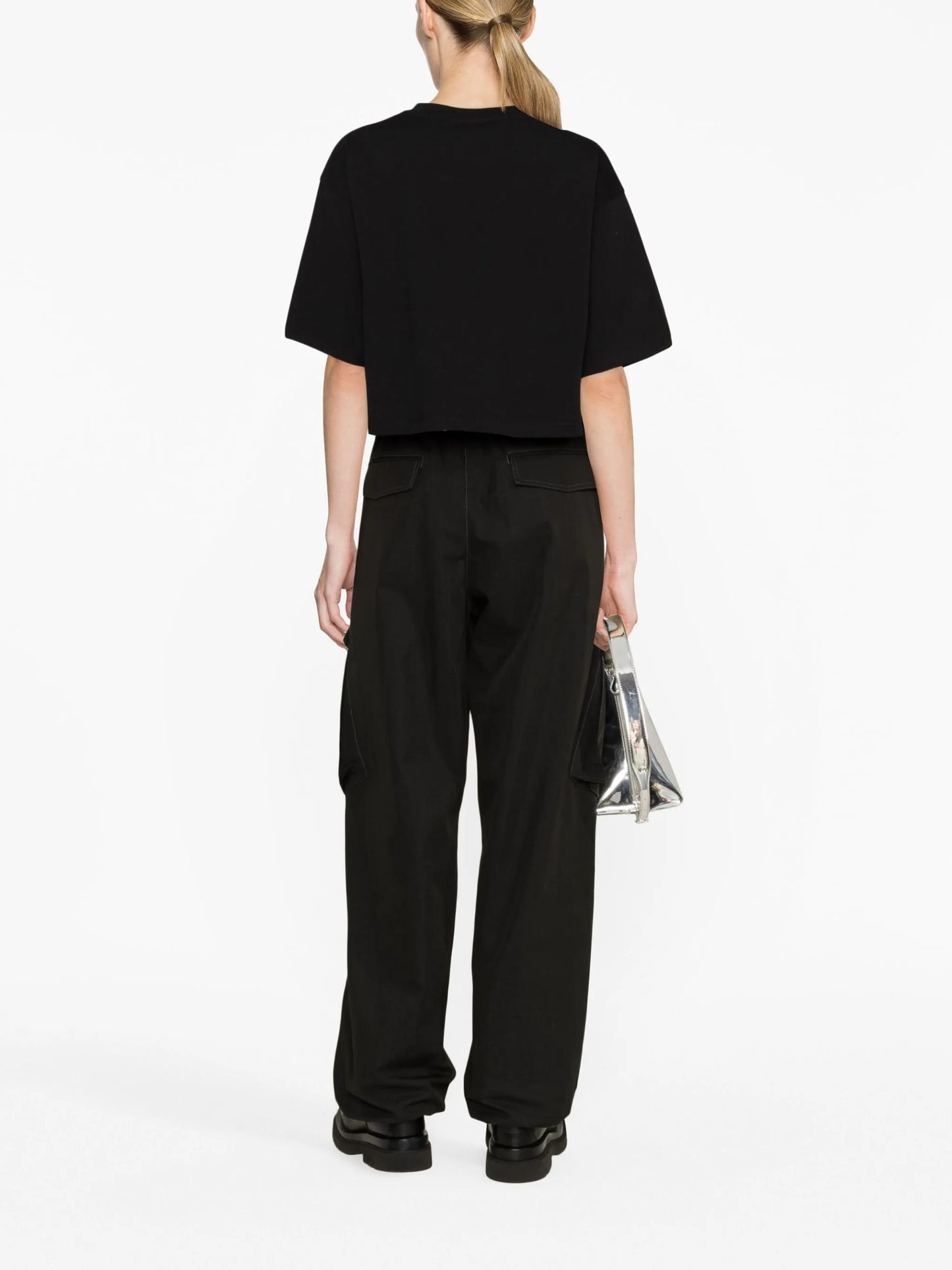 crop logo T-shirt
