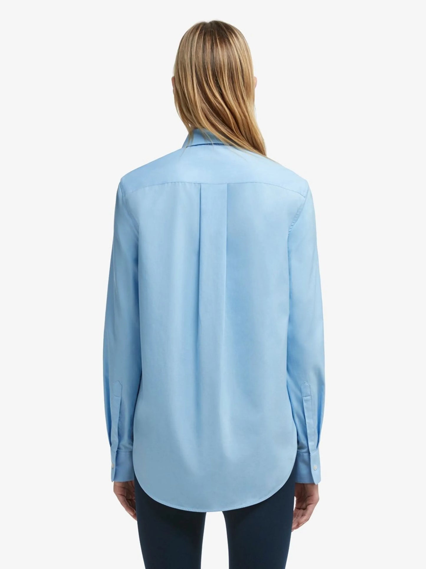 concealed fastening cotton shirt