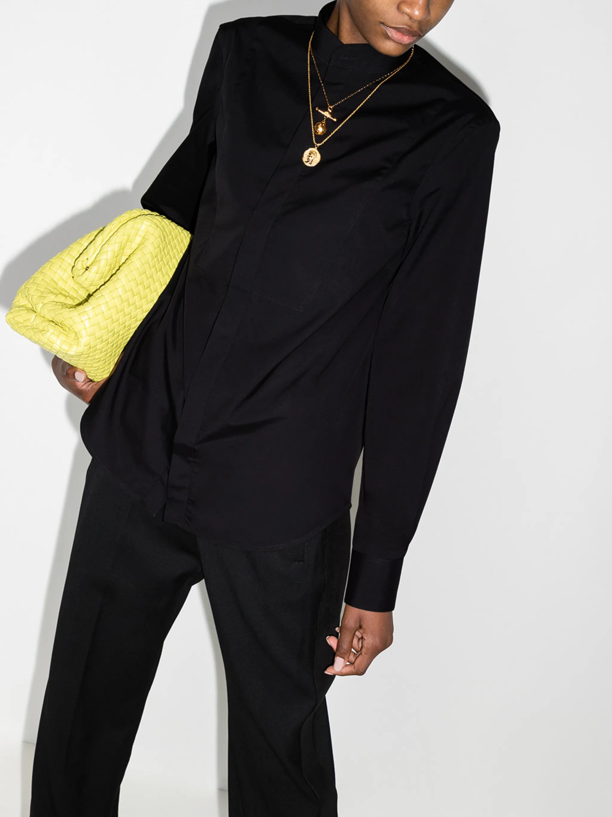 long-sleeve cotton shirt