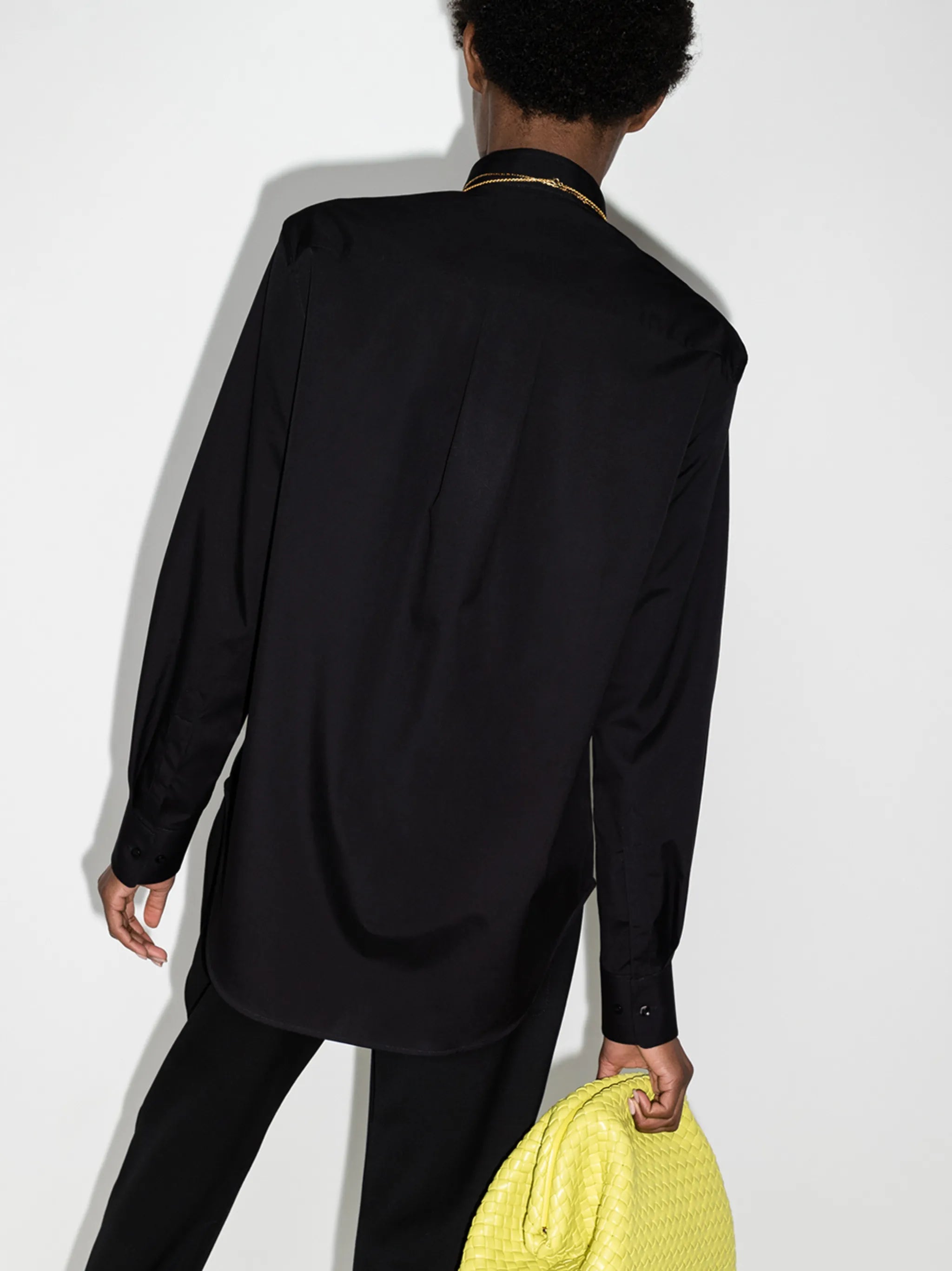 long-sleeve cotton shirt