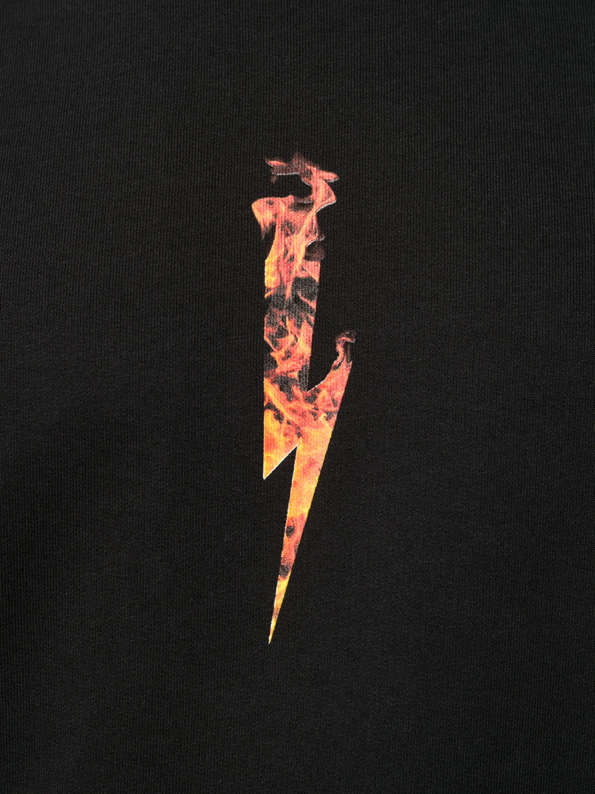 flames logo print sweatshirt
