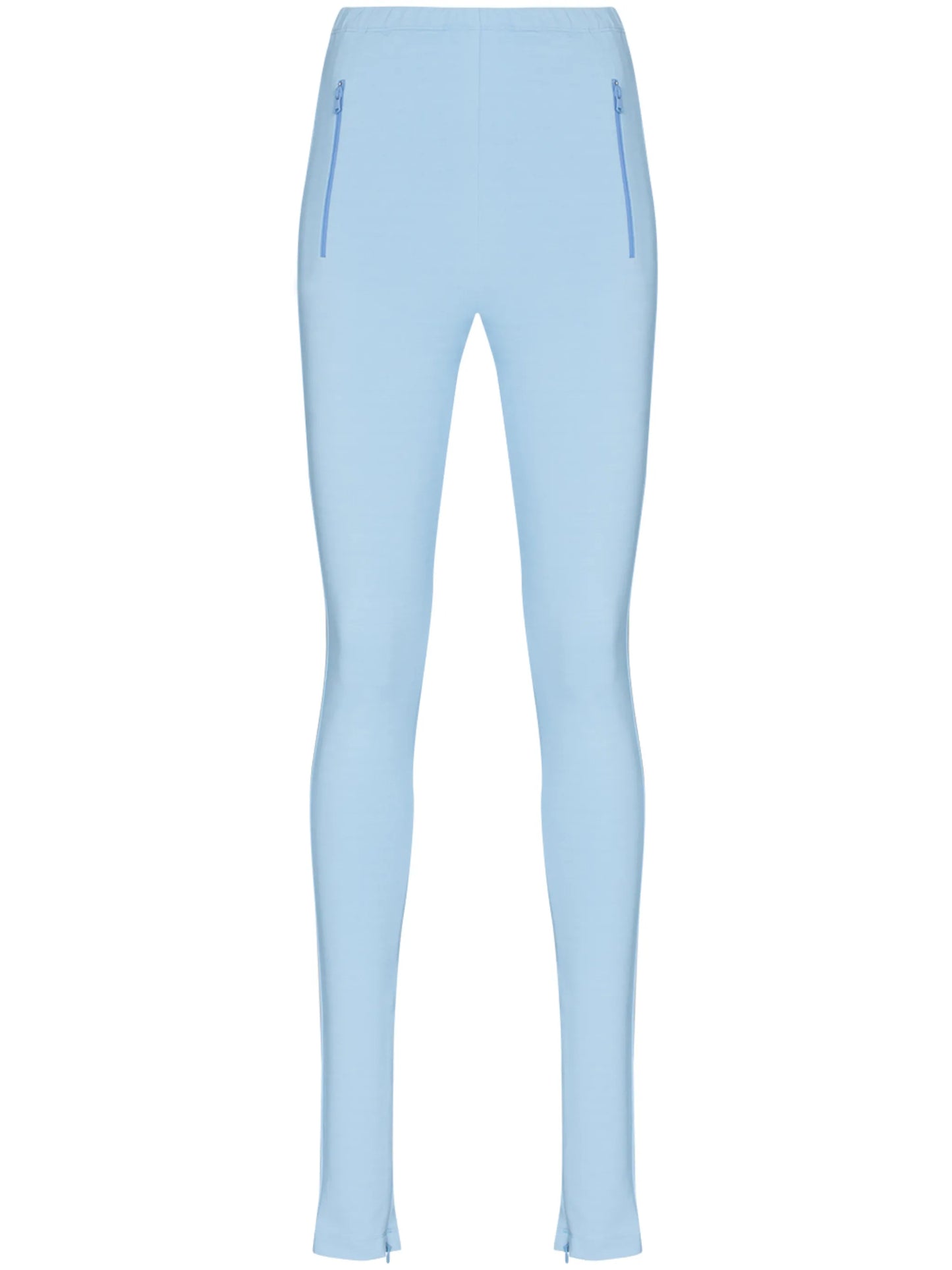zip detail leggings