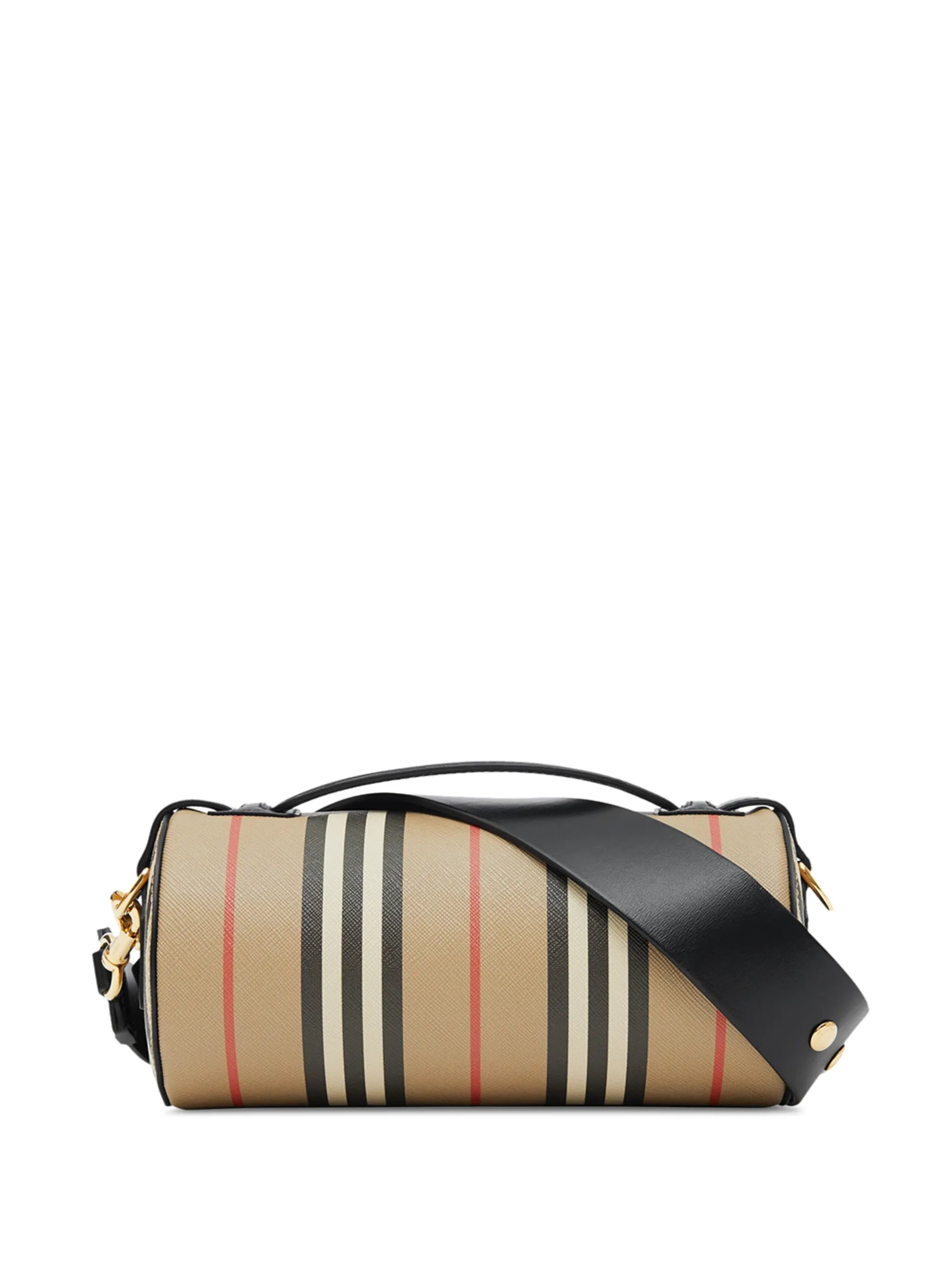 The Icon Stripe barrel bag
