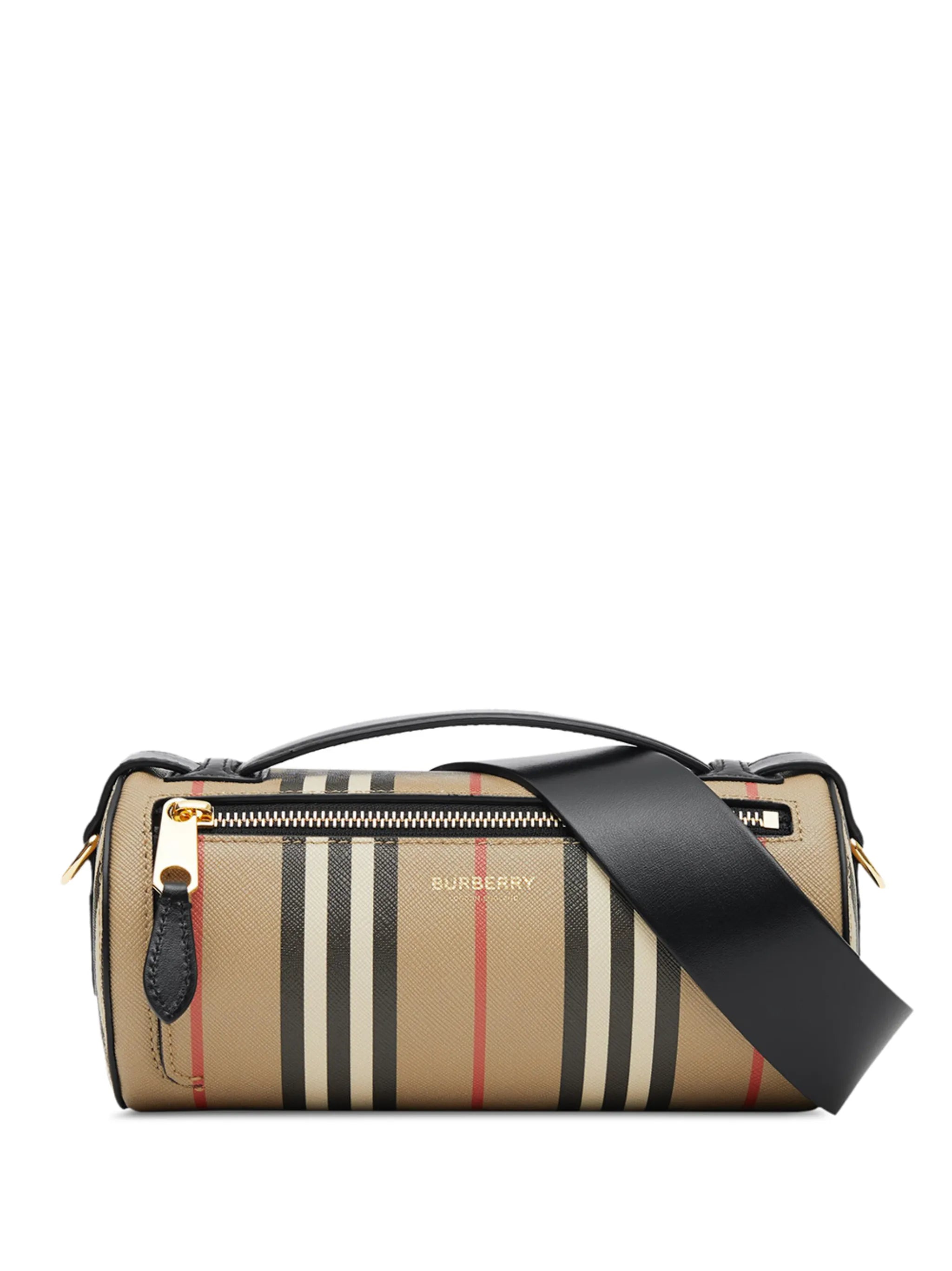 The Icon Stripe barrel bag