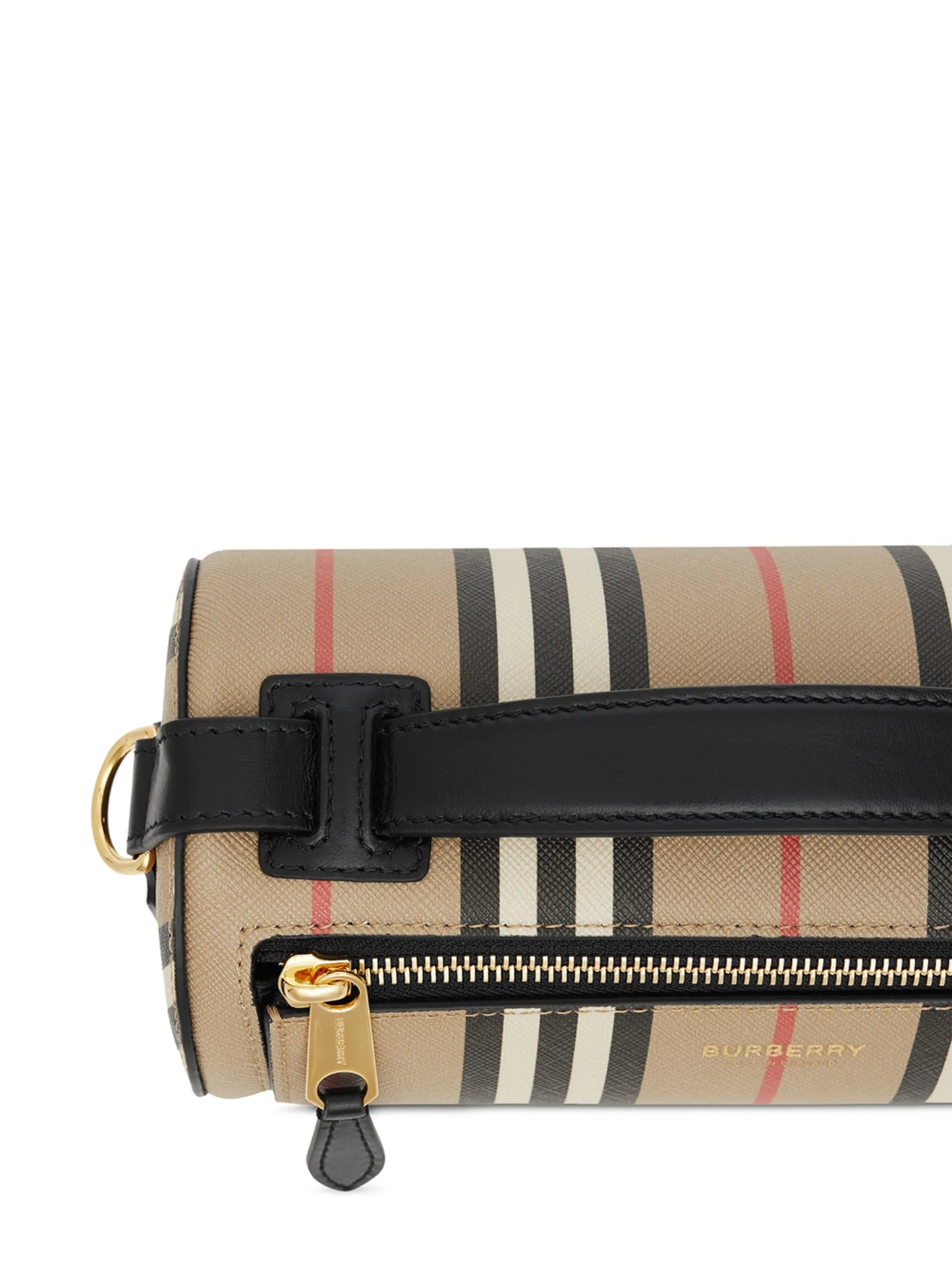 The Icon Stripe barrel bag
