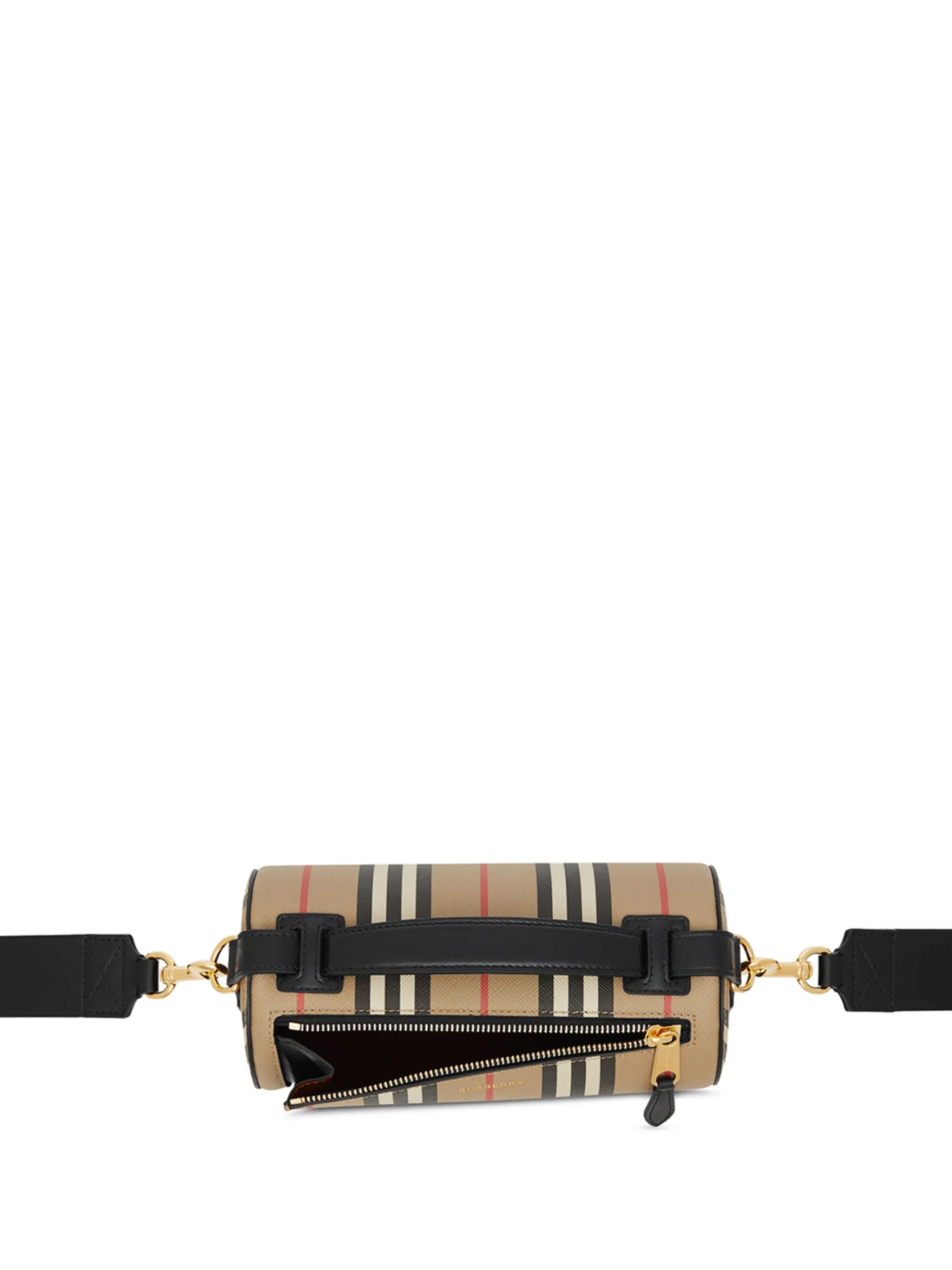 The Icon Stripe barrel bag