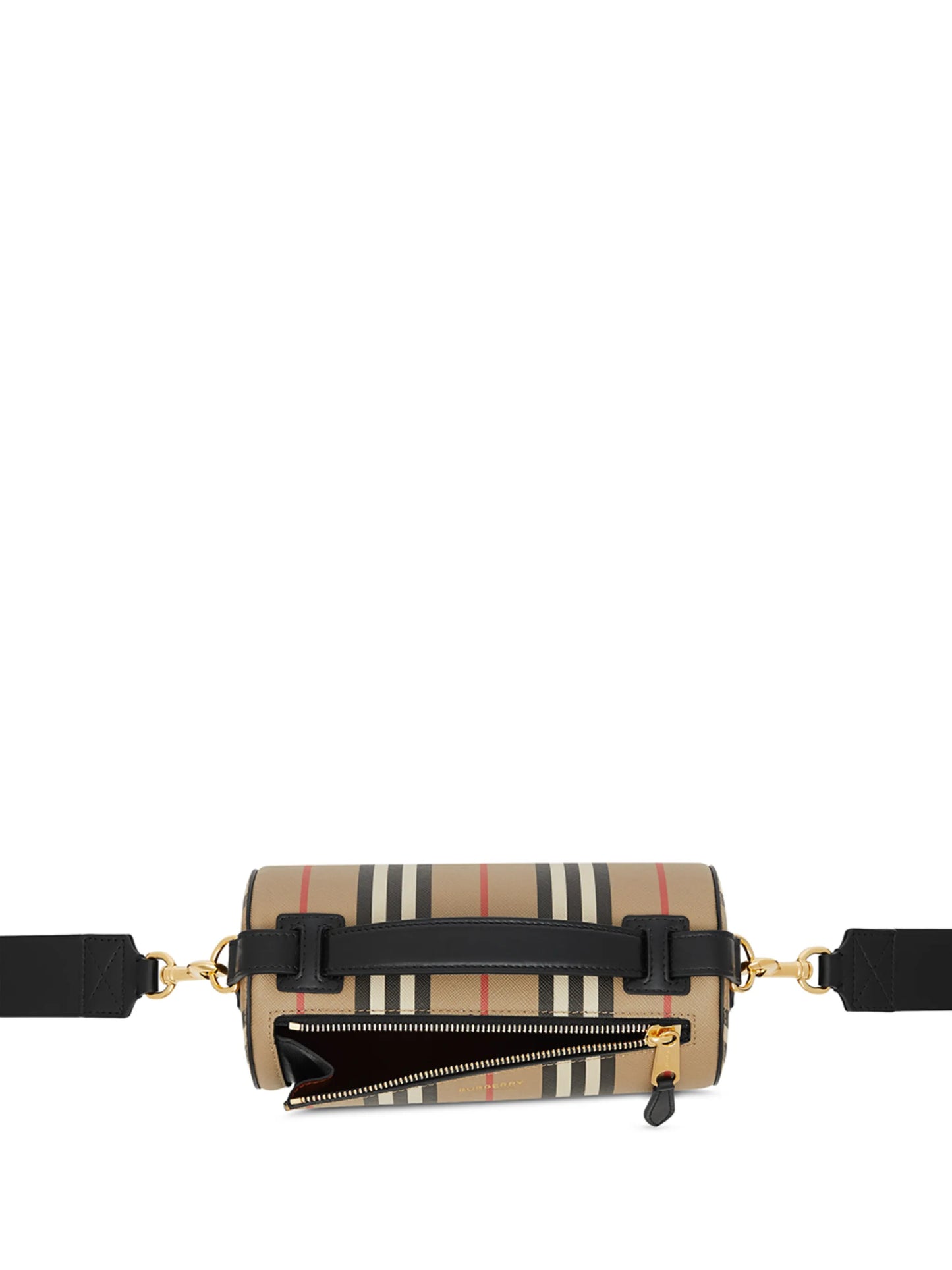 The Icon Stripe barrel bag