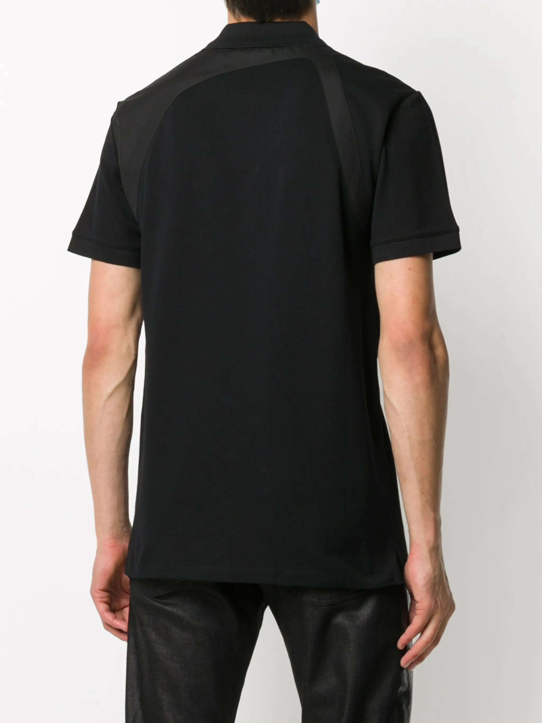 logo harness-strap polo shirt