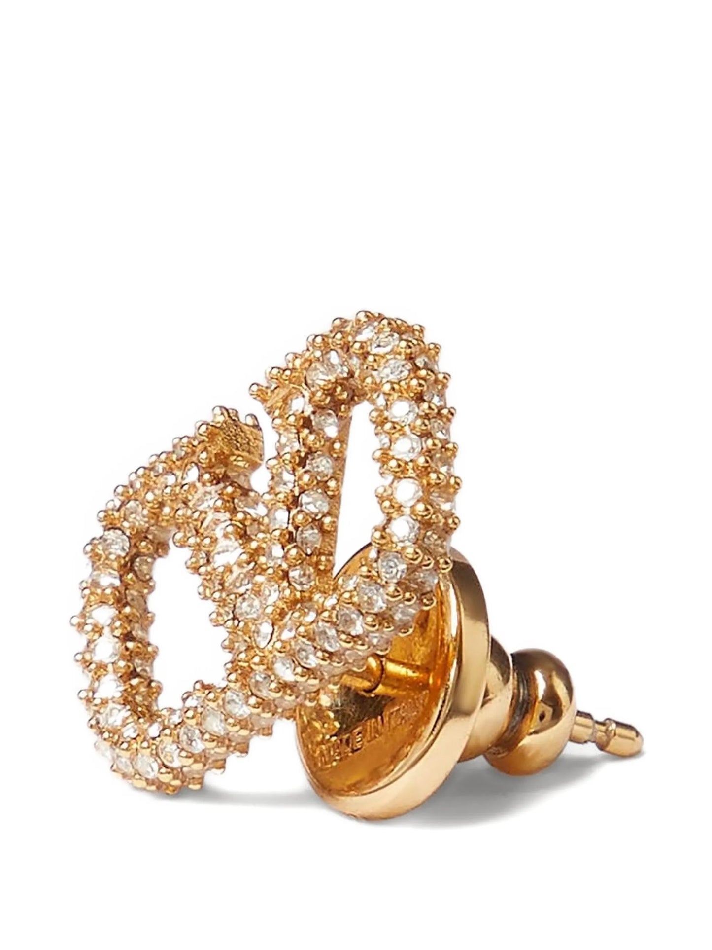 Vlogo Signature earrings in metal and Swarovski® crystals