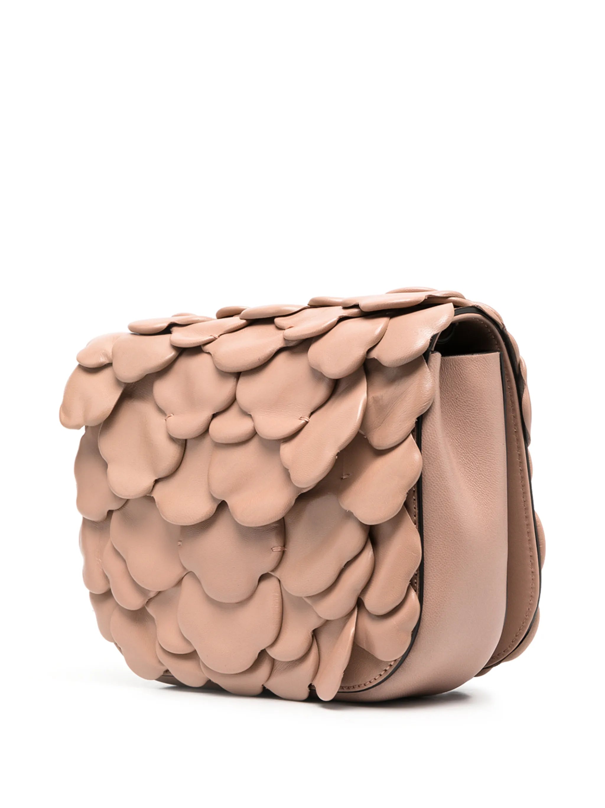 tiered floral clutch bag