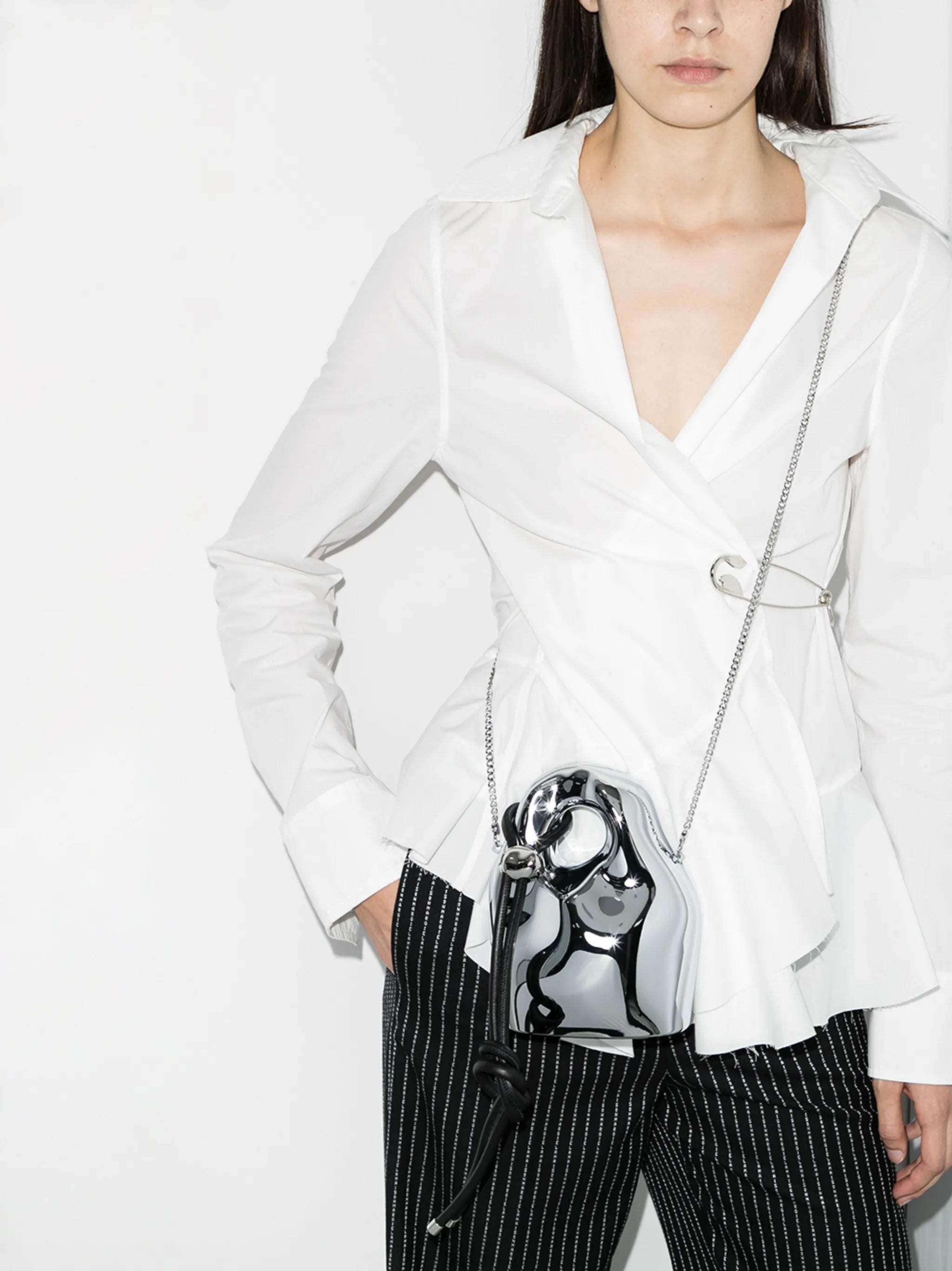 Ruby's Lost Stone sculptural shoulder bag