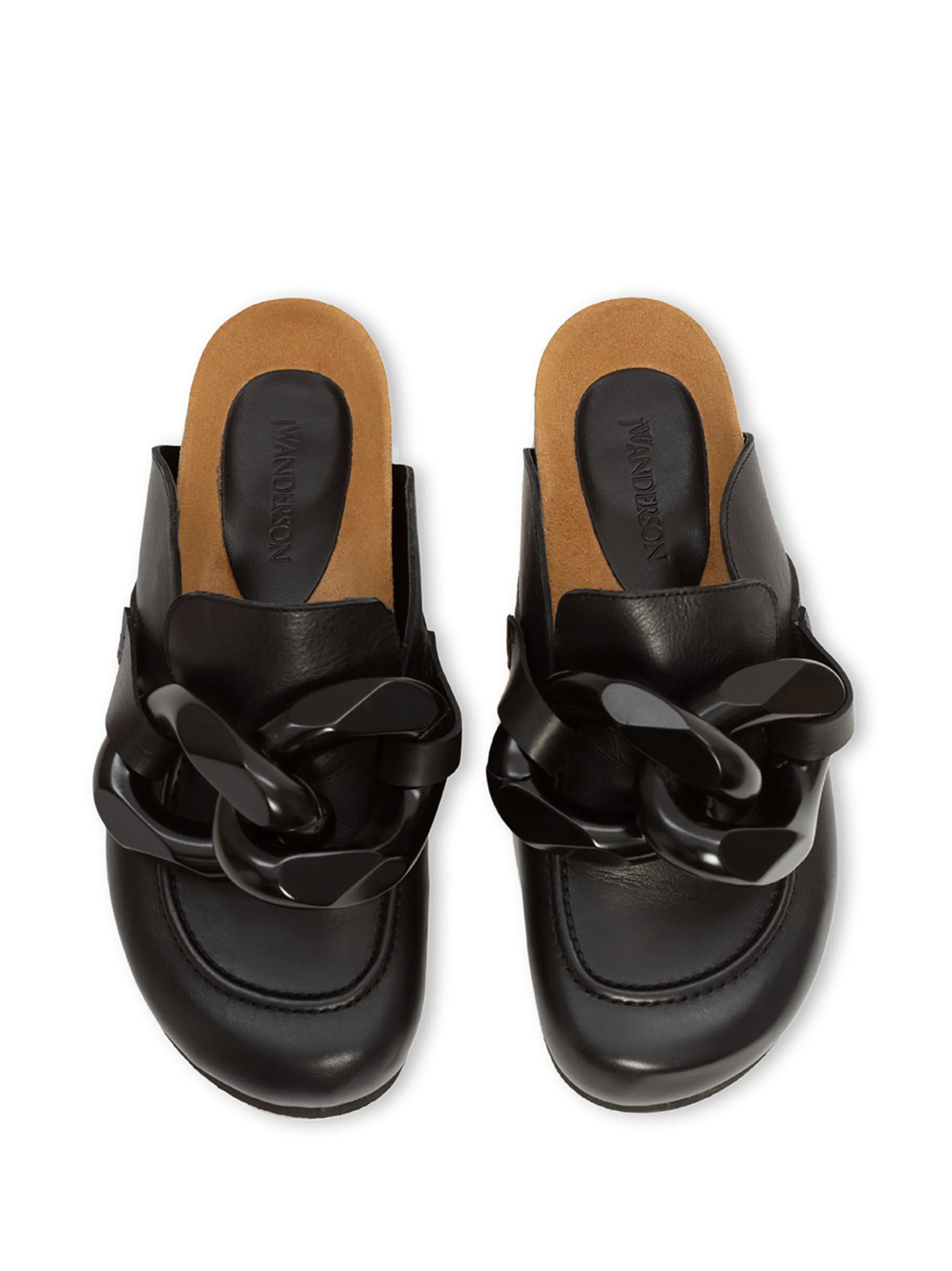 Chain loafer mules