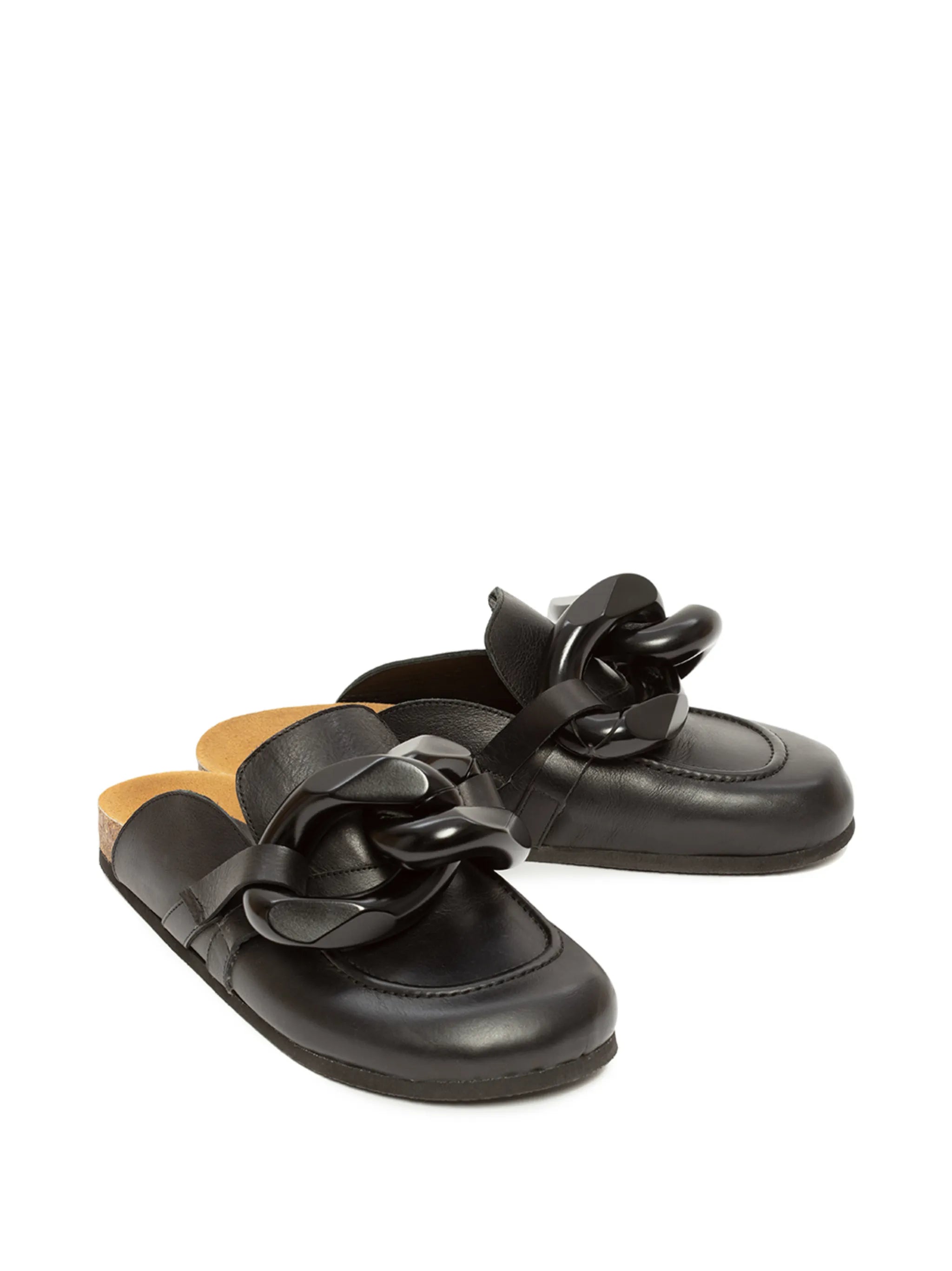 Chain loafer mules