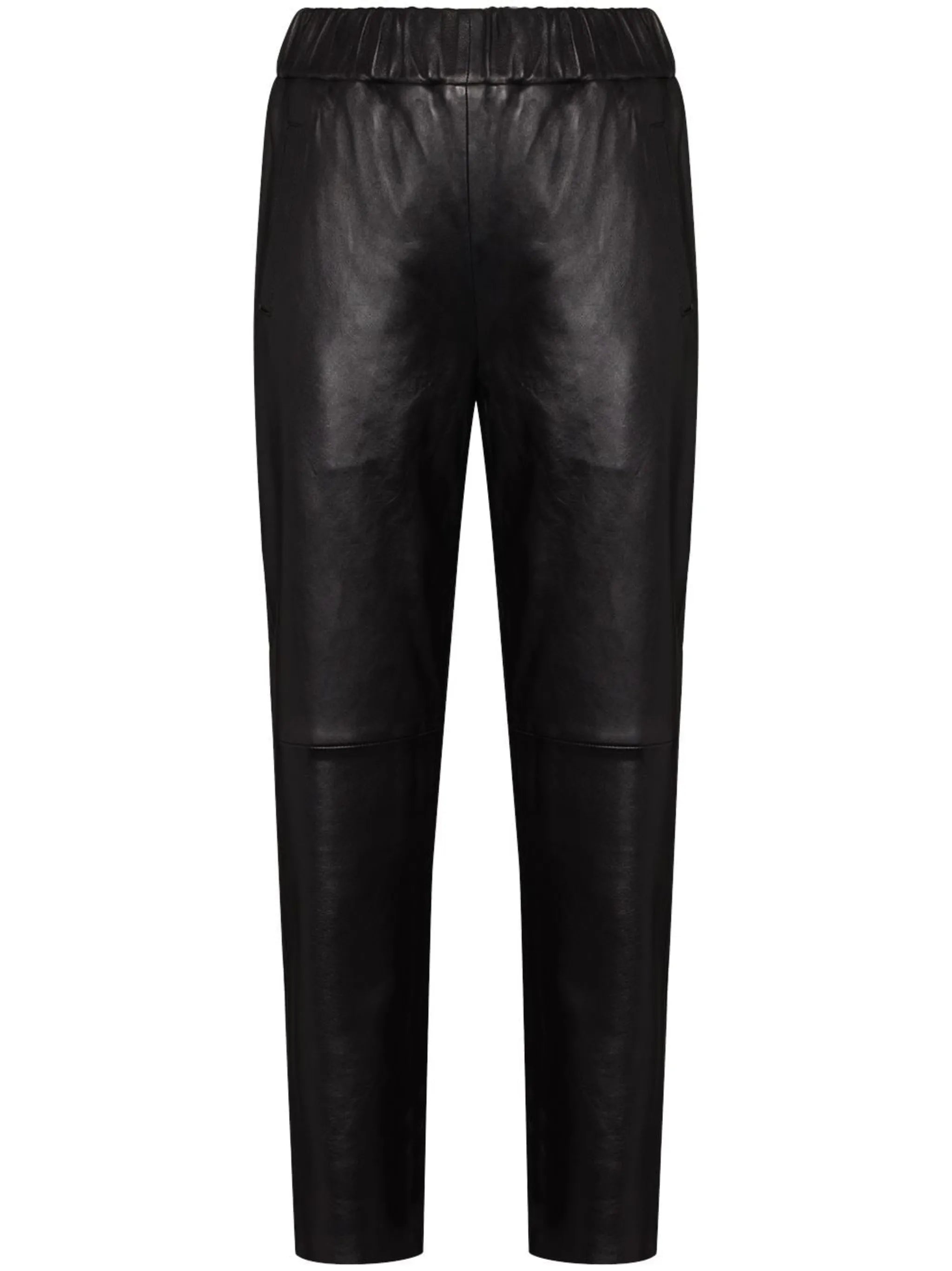 Noni leather track pants